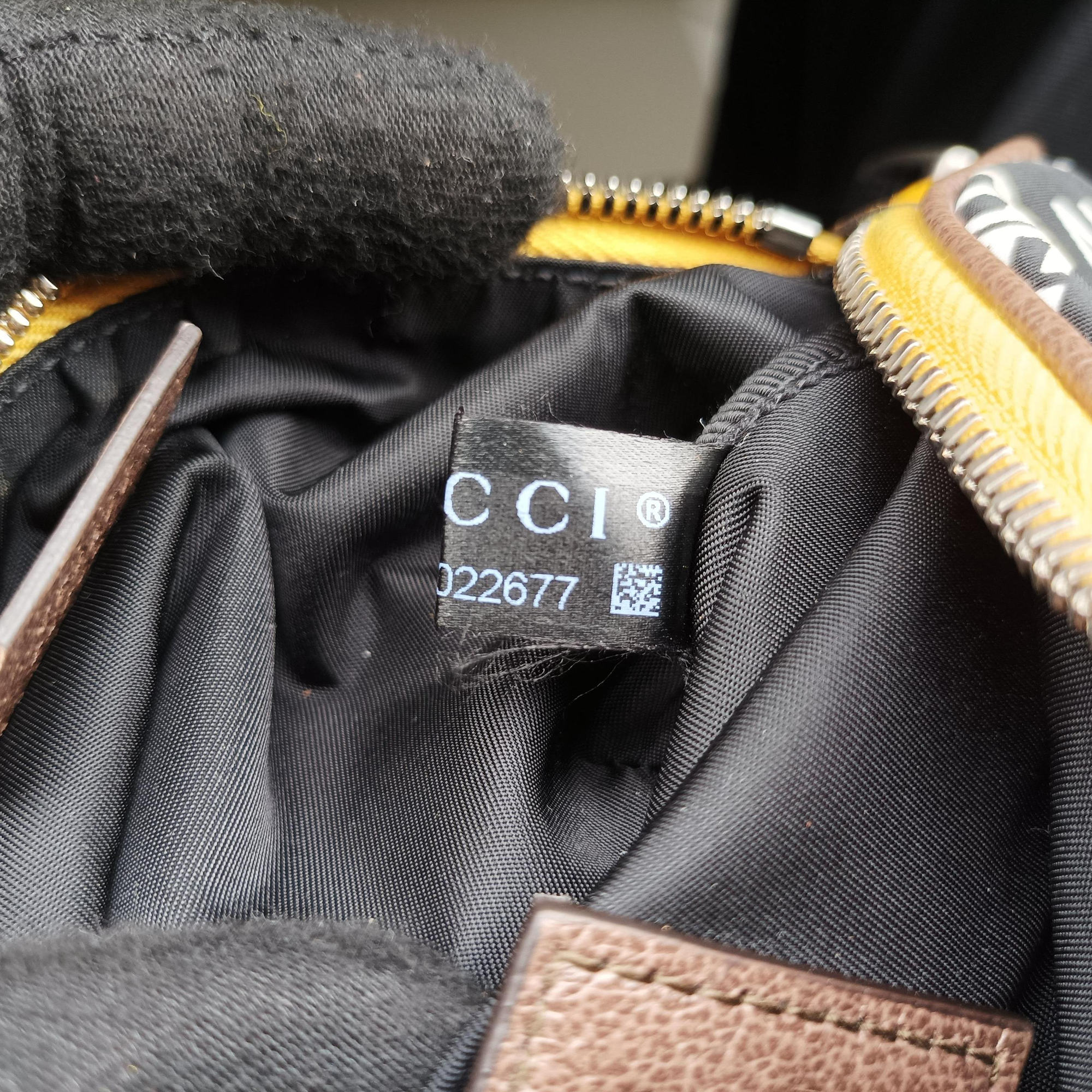 Pre-owned Gucci Gucci x The North Face Collaboration Multicolour Nylon×Leather 650299 bum bag/waist bag | stylenewstar