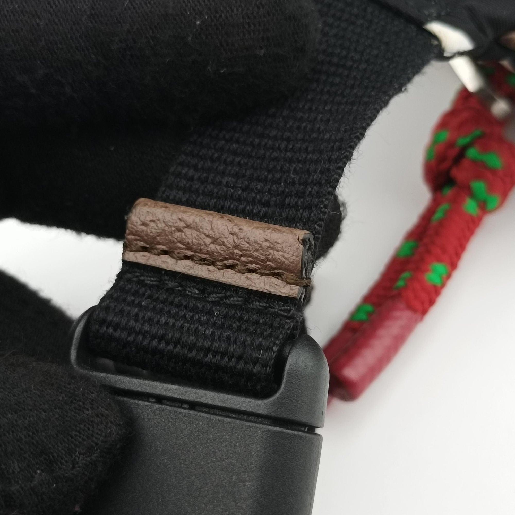 Pre-owned Gucci Gucci x The North Face Collaboration Multicolour Nylon×Leather 650299 bum bag/waist bag | stylenewstar
