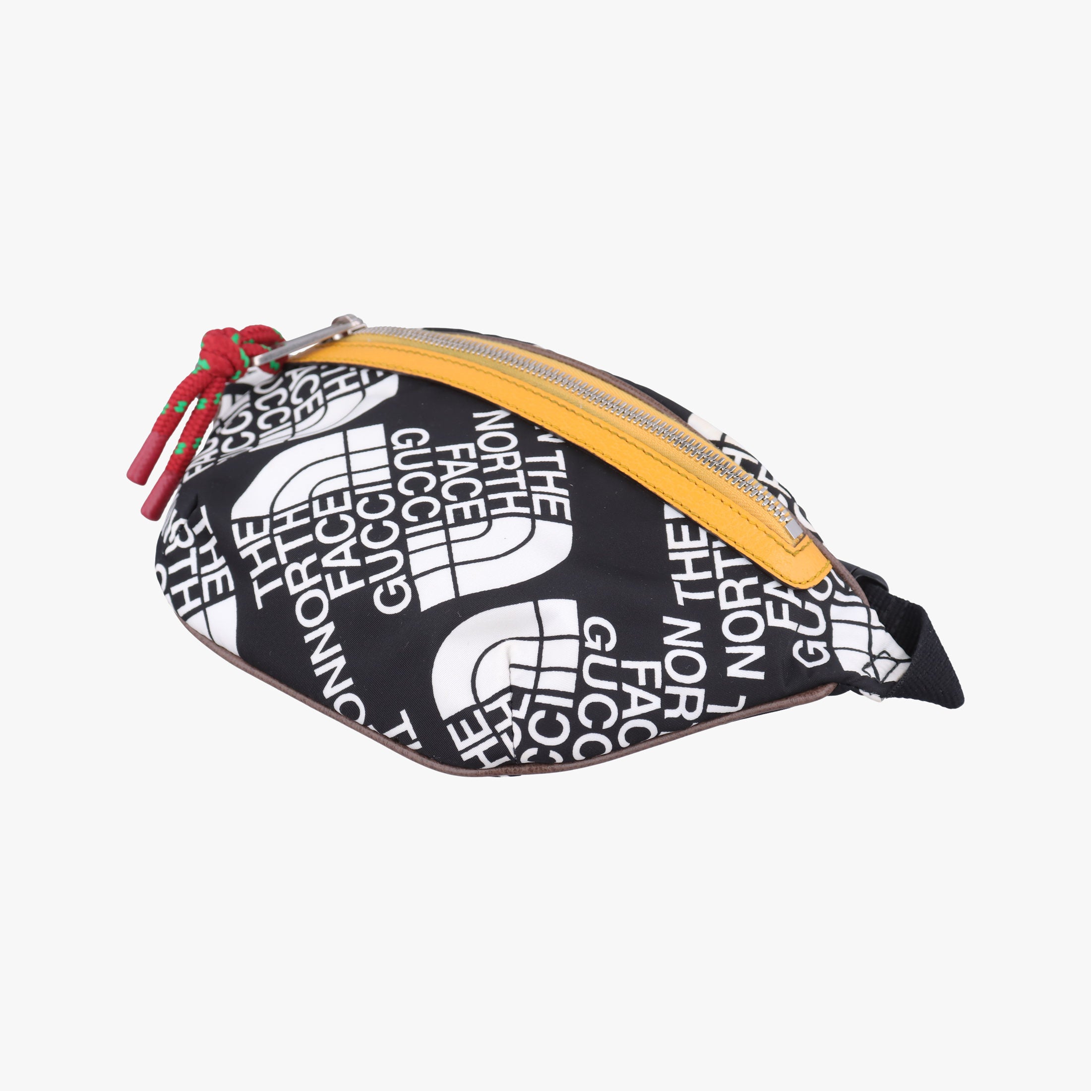 Pre-owned Gucci Gucci x The North Face Collaboration Multicolour Nylon×Leather 650299 bum bag/waist bag | stylenewstar