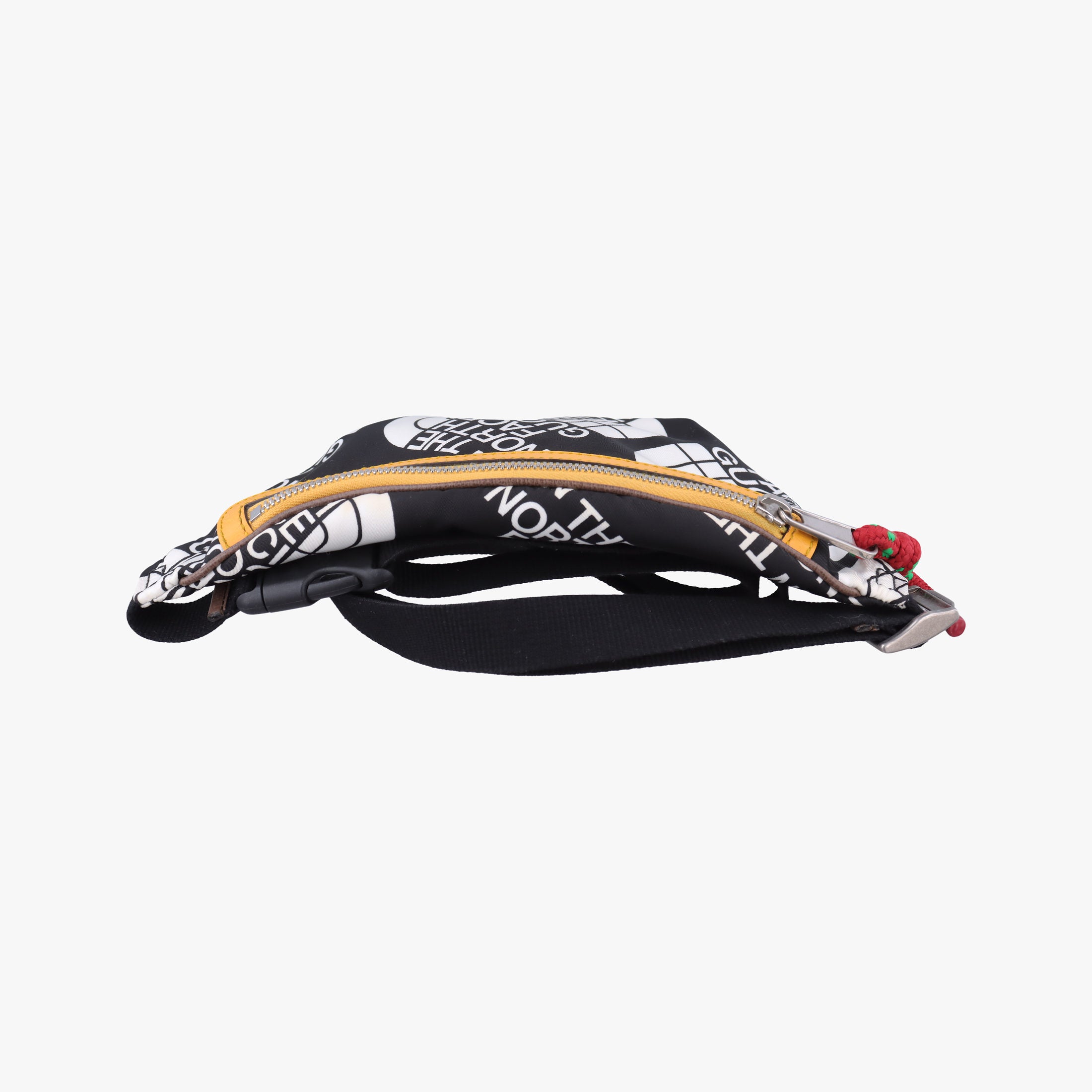 Pre-owned Gucci Gucci x The North Face Collaboration Multicolour Nylon×Leather 650299 bum bag/waist bag | stylenewstar