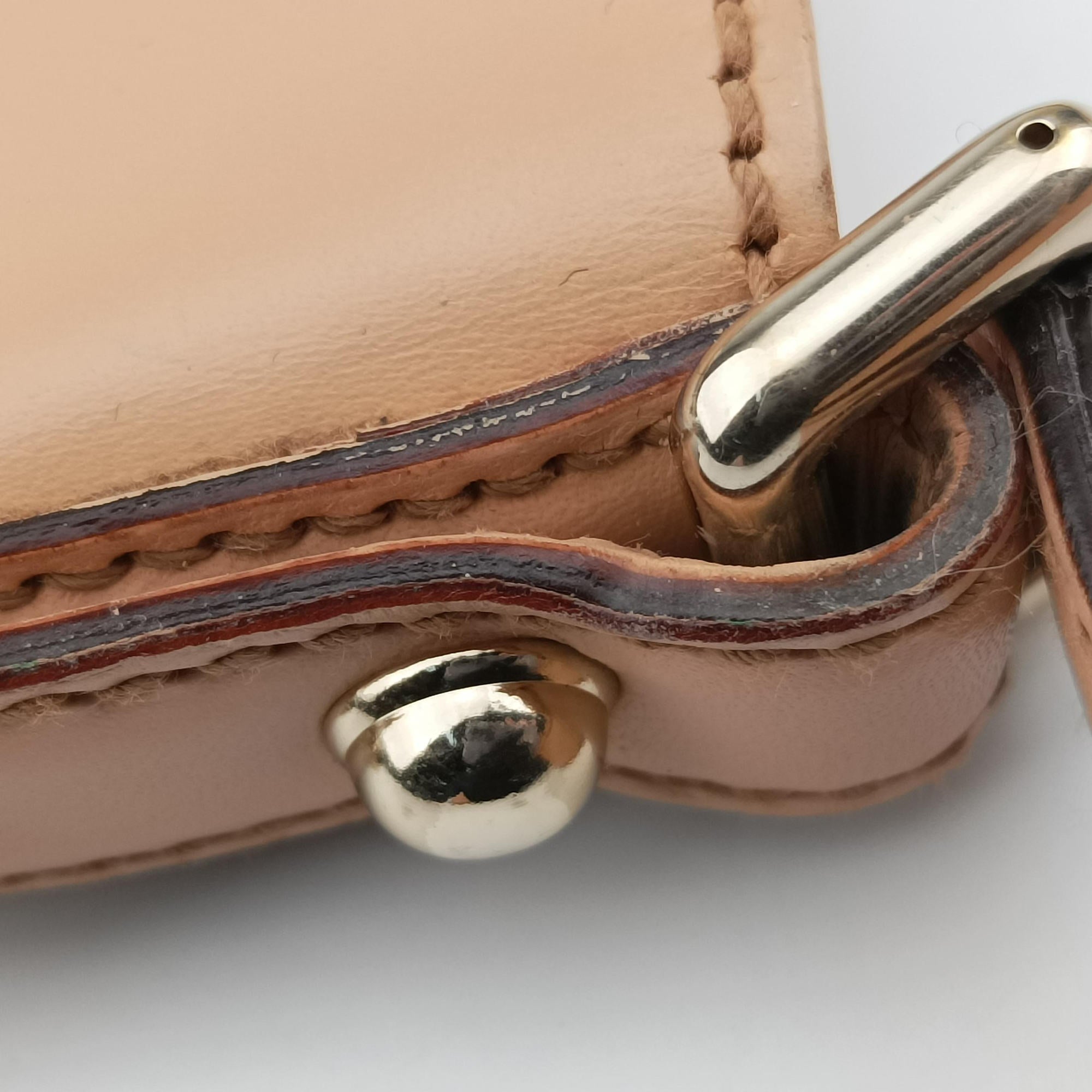 Pre-owned Gucci Horsebit Hobo Ivory×Pink×Multicolor canvas×leather 137388 shoulderbag | stylenewstar
