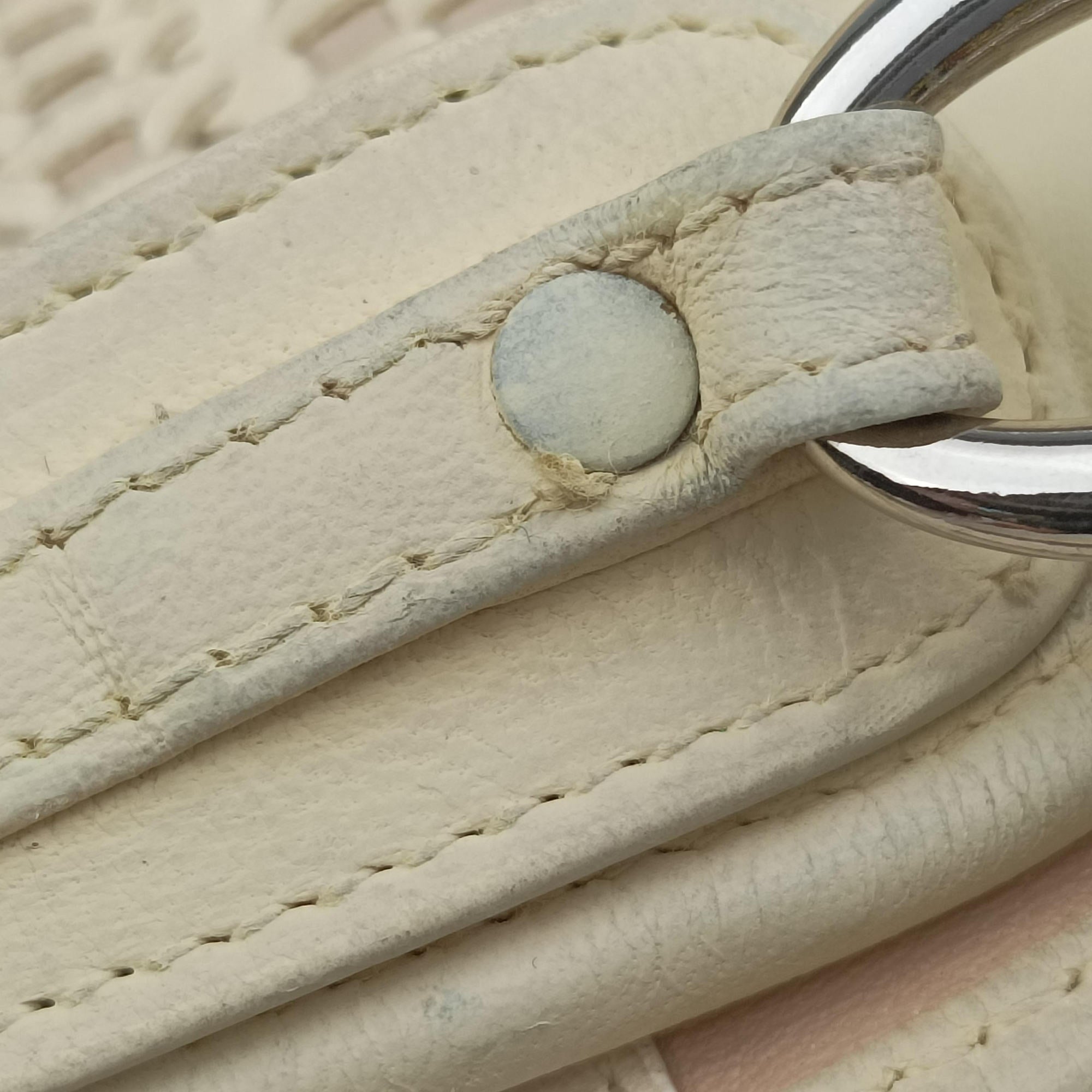 Pre-owned Christian Dior Soft Lady Dior Beige Leather  handbag | stylenewstar
