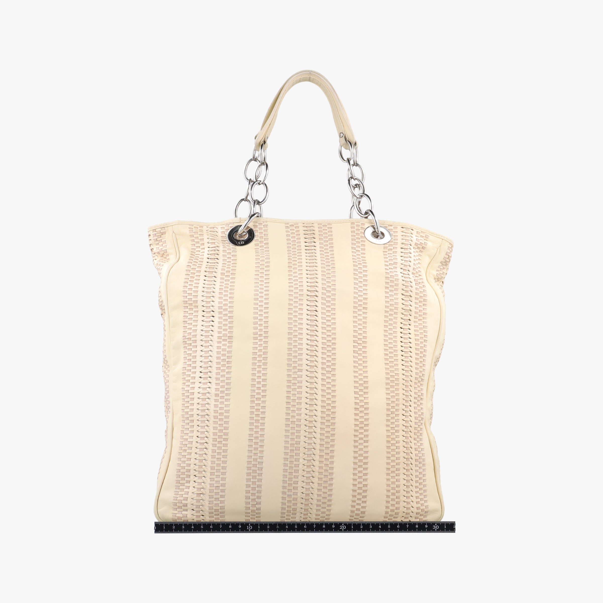 Pre-owned Christian Dior Soft Lady Dior Beige Leather  handbag | stylenewstar