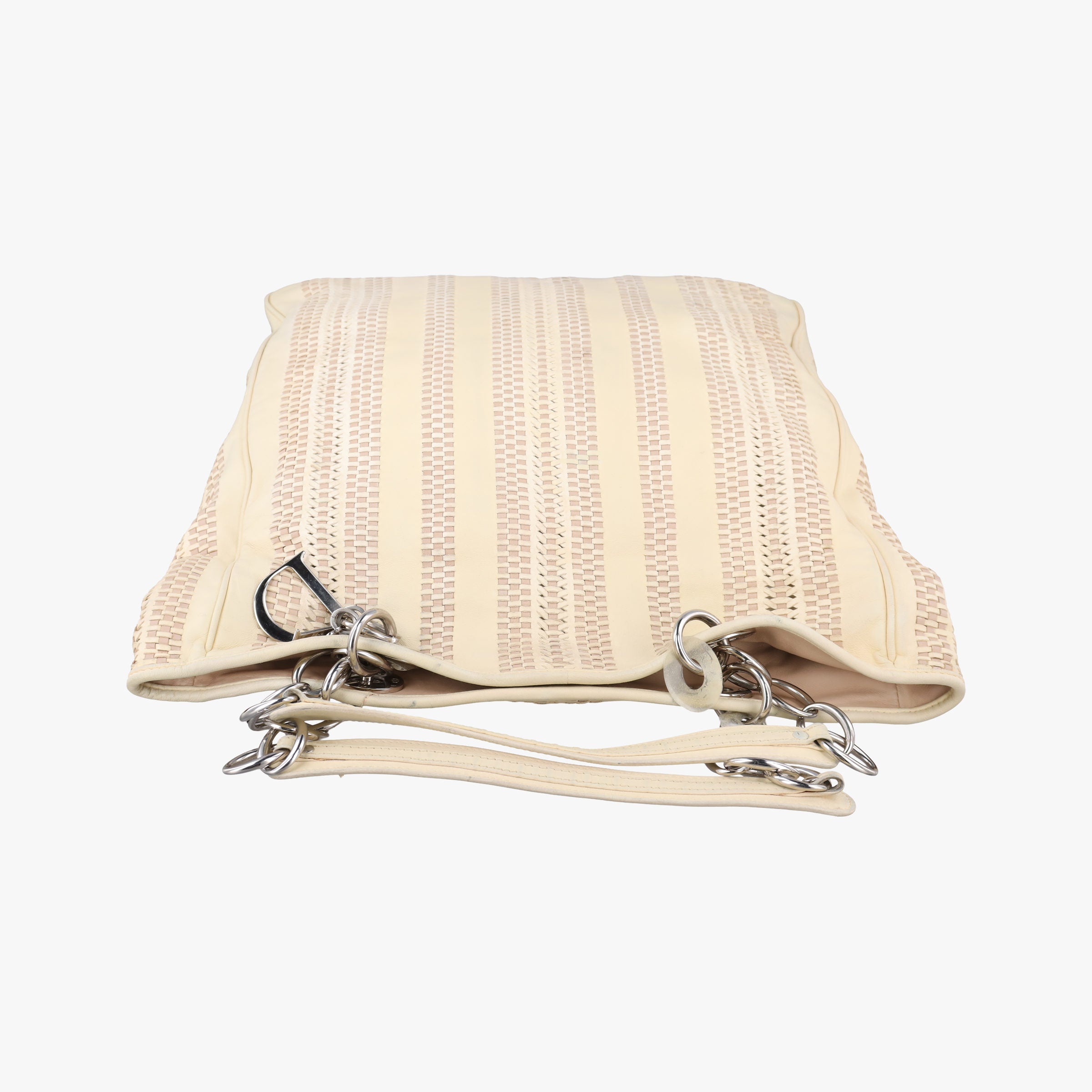 Pre-owned Christian Dior Soft Lady Dior Beige Leather  handbag | stylenewstar