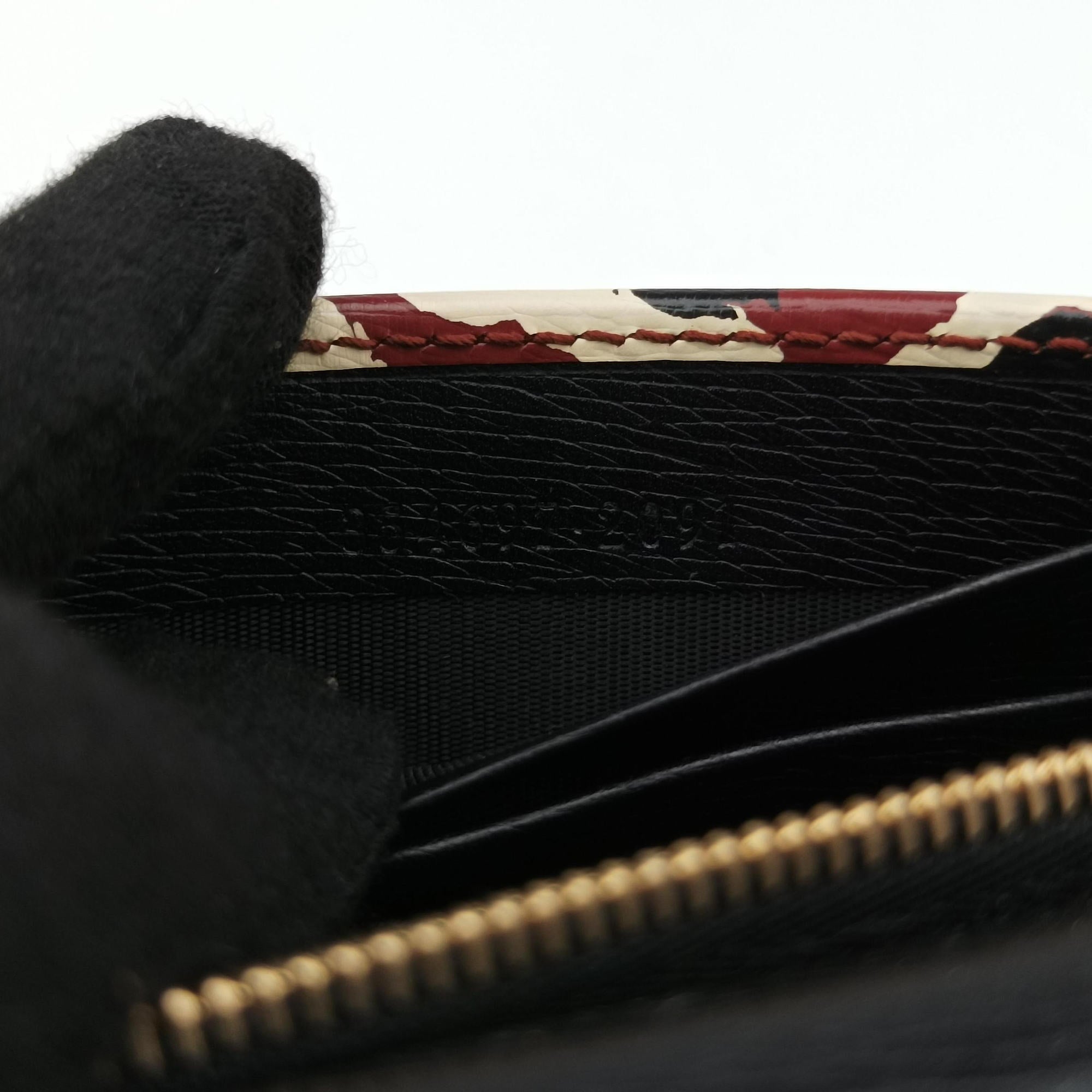 Secondhand Gucci GG Betty Leopard Print Red×Multicolour Leather 354697 shoulderbag | stylenewstar