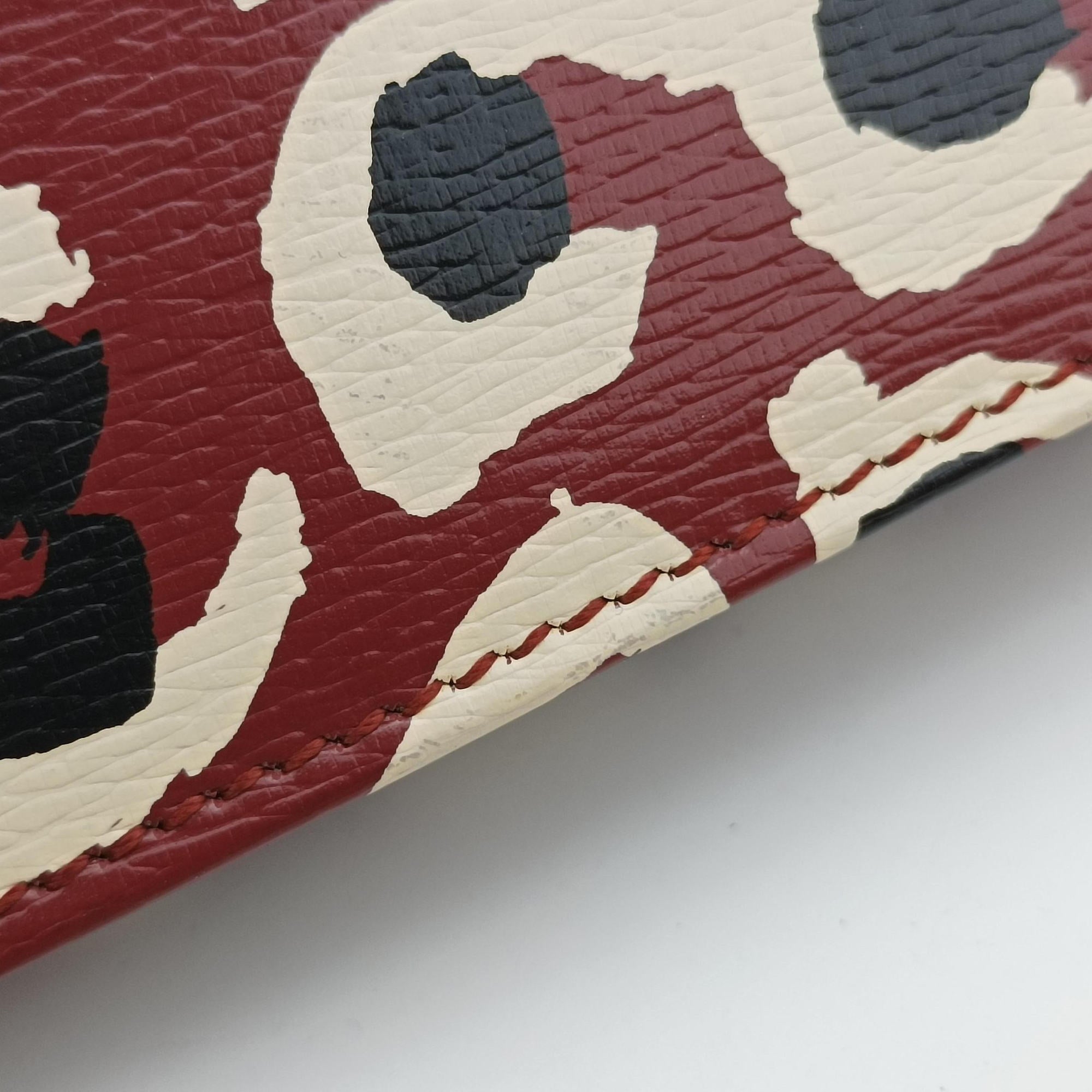Secondhand Gucci GG Betty Leopard Print Red×Multicolour Leather 354697 shoulderbag | stylenewstar