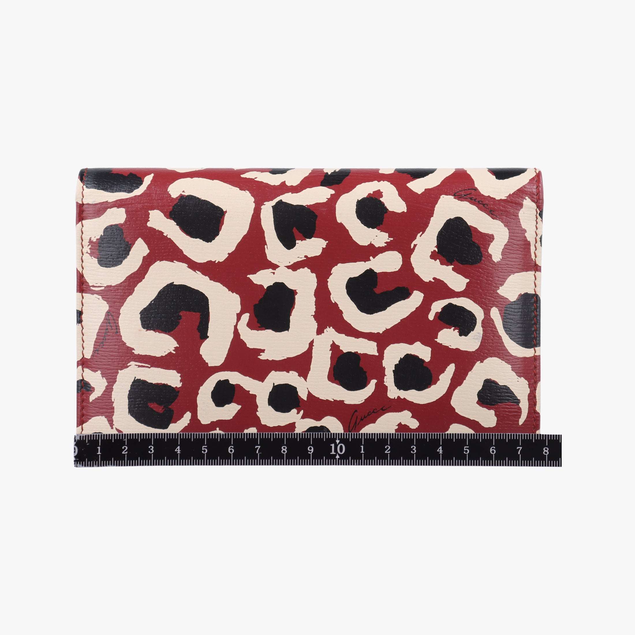 Secondhand Gucci GG Betty Leopard Print Red×Multicolour Leather 354697 shoulderbag | stylenewstar