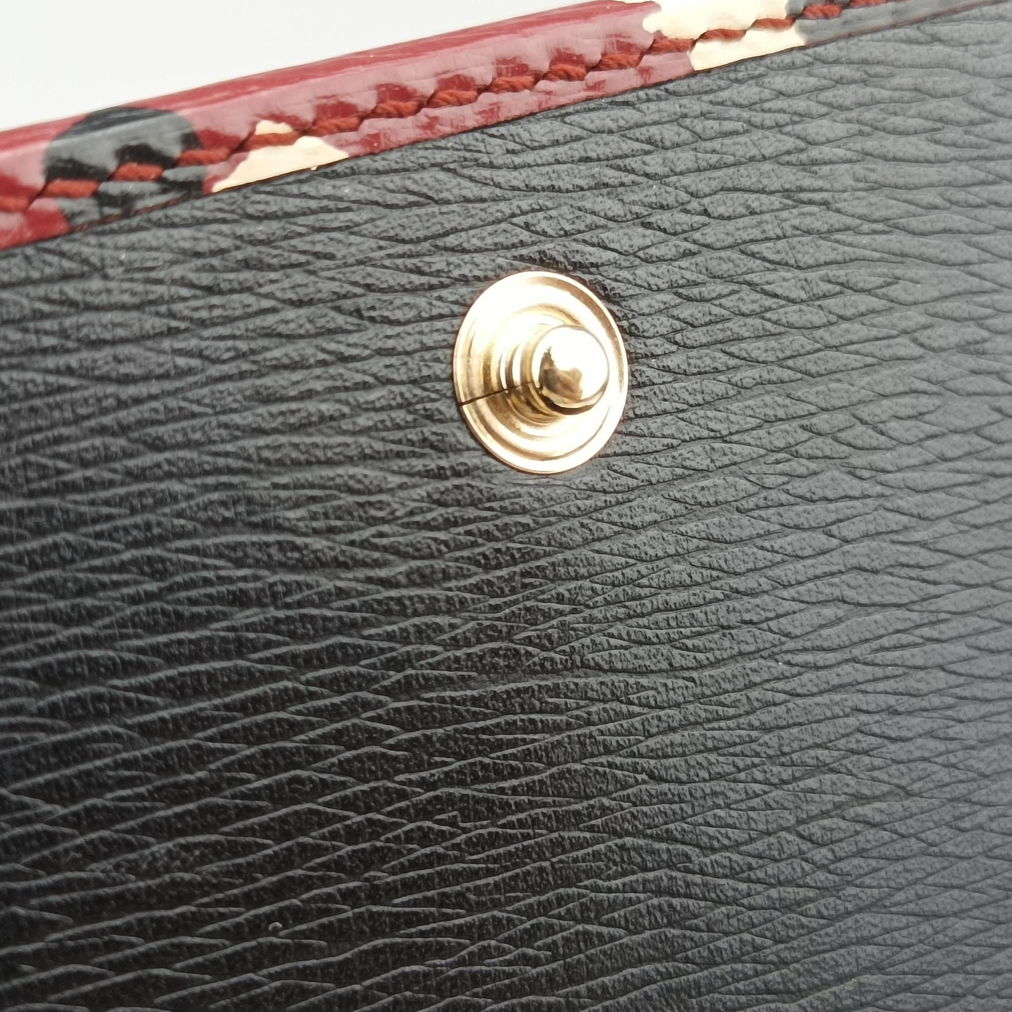 Secondhand Gucci GG Betty Leopard Print Red×Multicolour Leather 354697 shoulderbag | stylenewstar