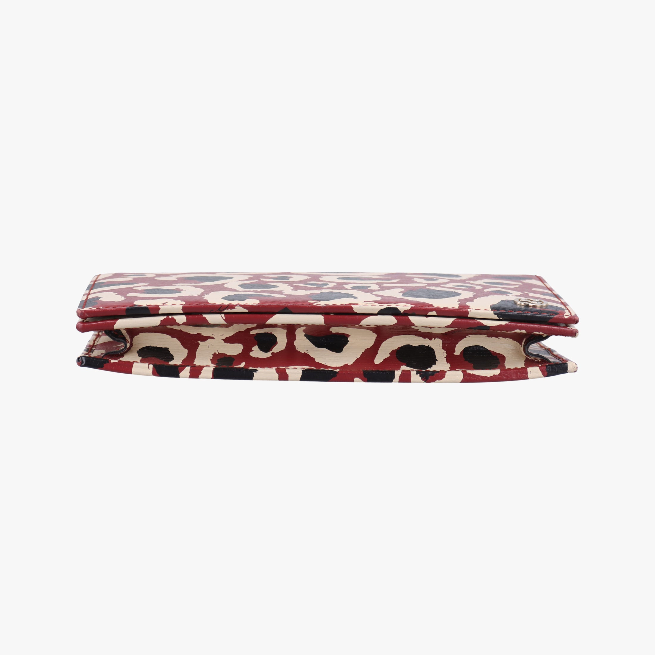 Secondhand Gucci GG Betty Leopard Print Red×Multicolour Leather 354697 shoulderbag | stylenewstar