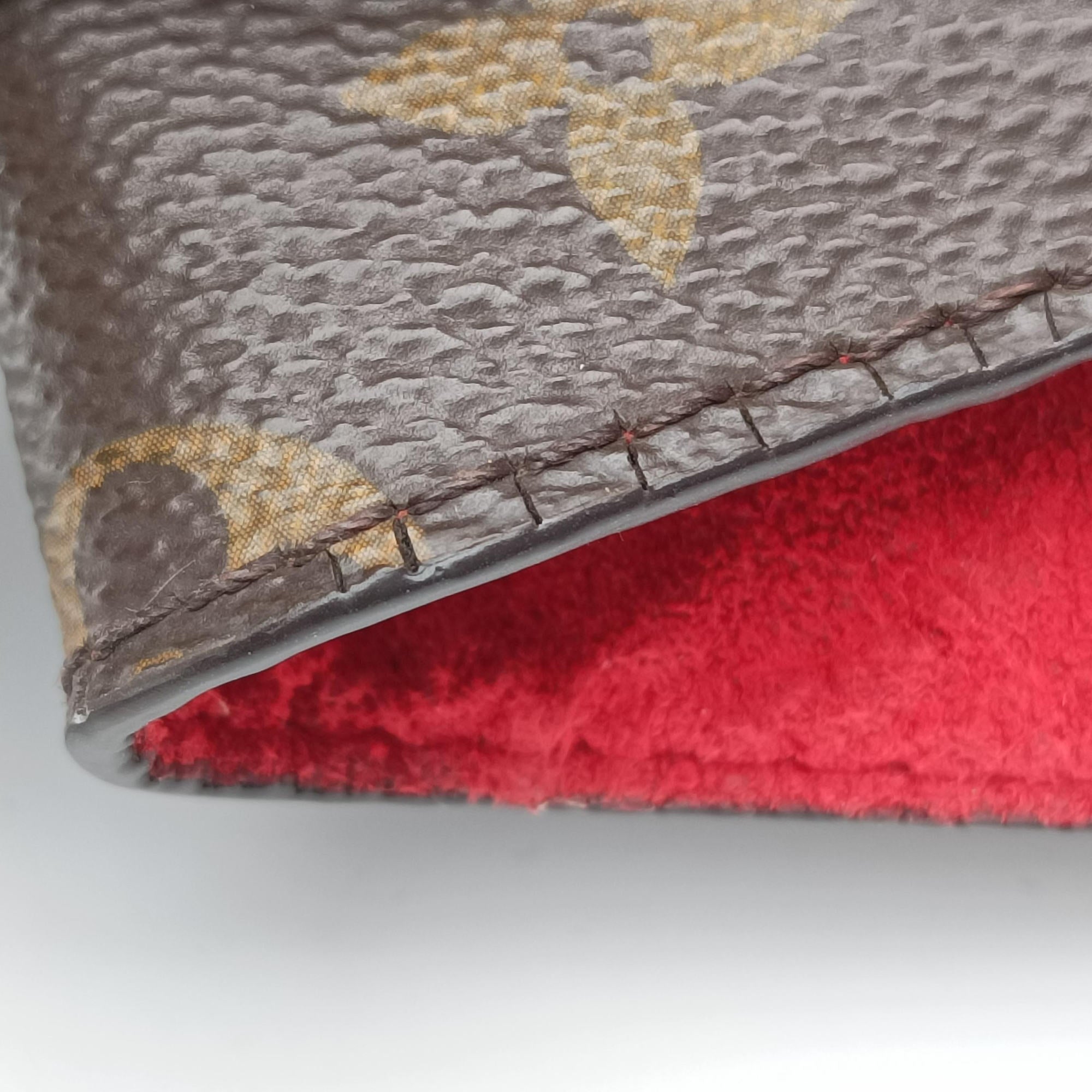 Pre-owned Louis Vuitton NeoNoe BrownxCoquelicot Monogram CanvasxLeather M44021 shoulderbag | stylenewstar