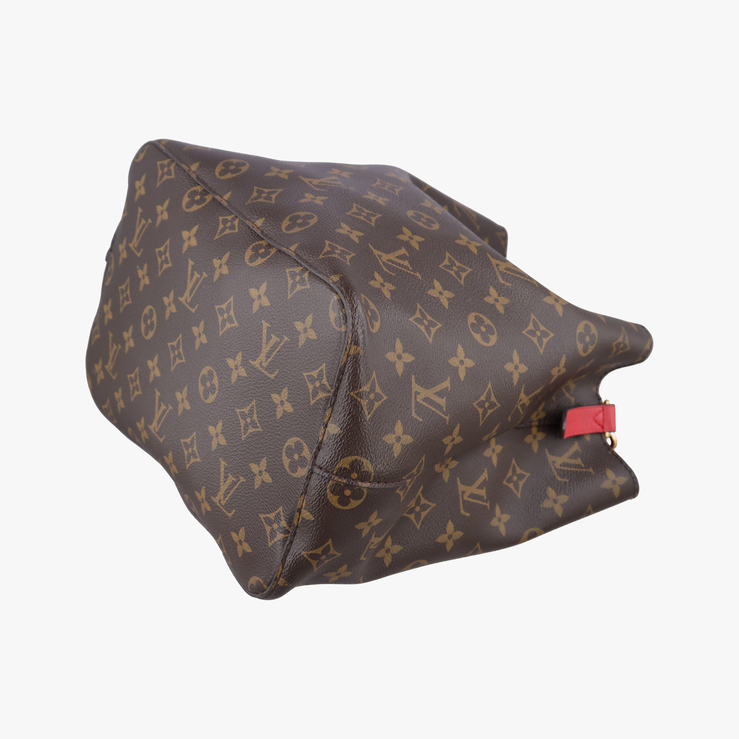 Pre-owned Louis Vuitton NeoNoe BrownxCoquelicot Monogram CanvasxLeather M44021 shoulderbag | stylenewstar