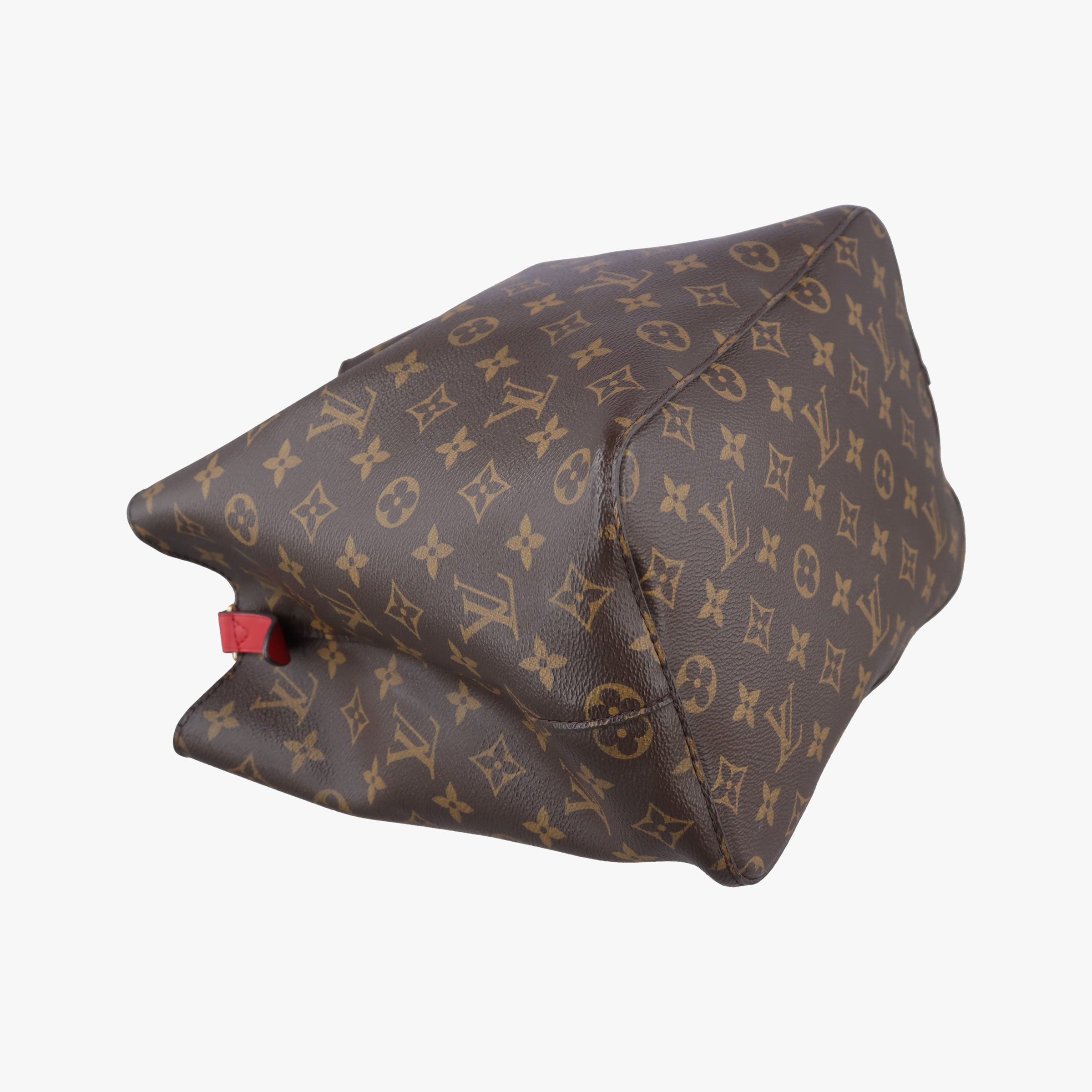 Pre-owned Louis Vuitton NeoNoe BrownxCoquelicot Monogram CanvasxLeather M44021 shoulderbag | stylenewstar
