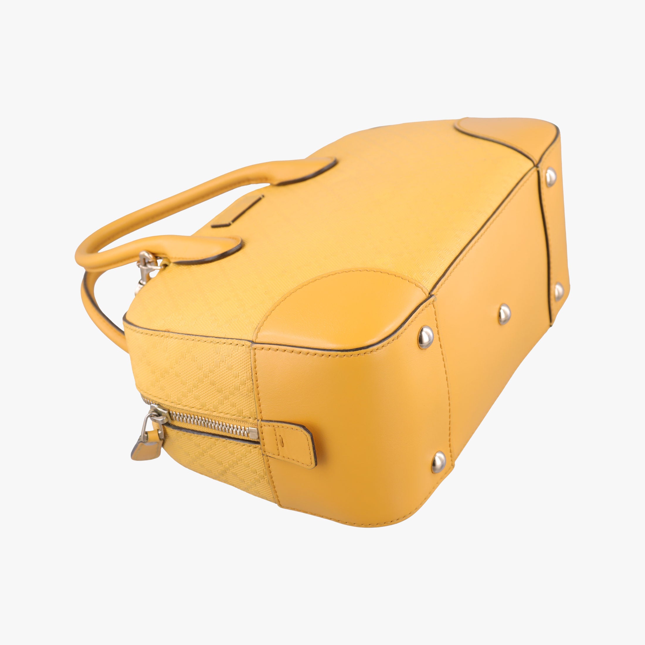 Pre-owned Gucci Bright Diamante Yellow Leather 354224 shoulderbag | stylenewstar
