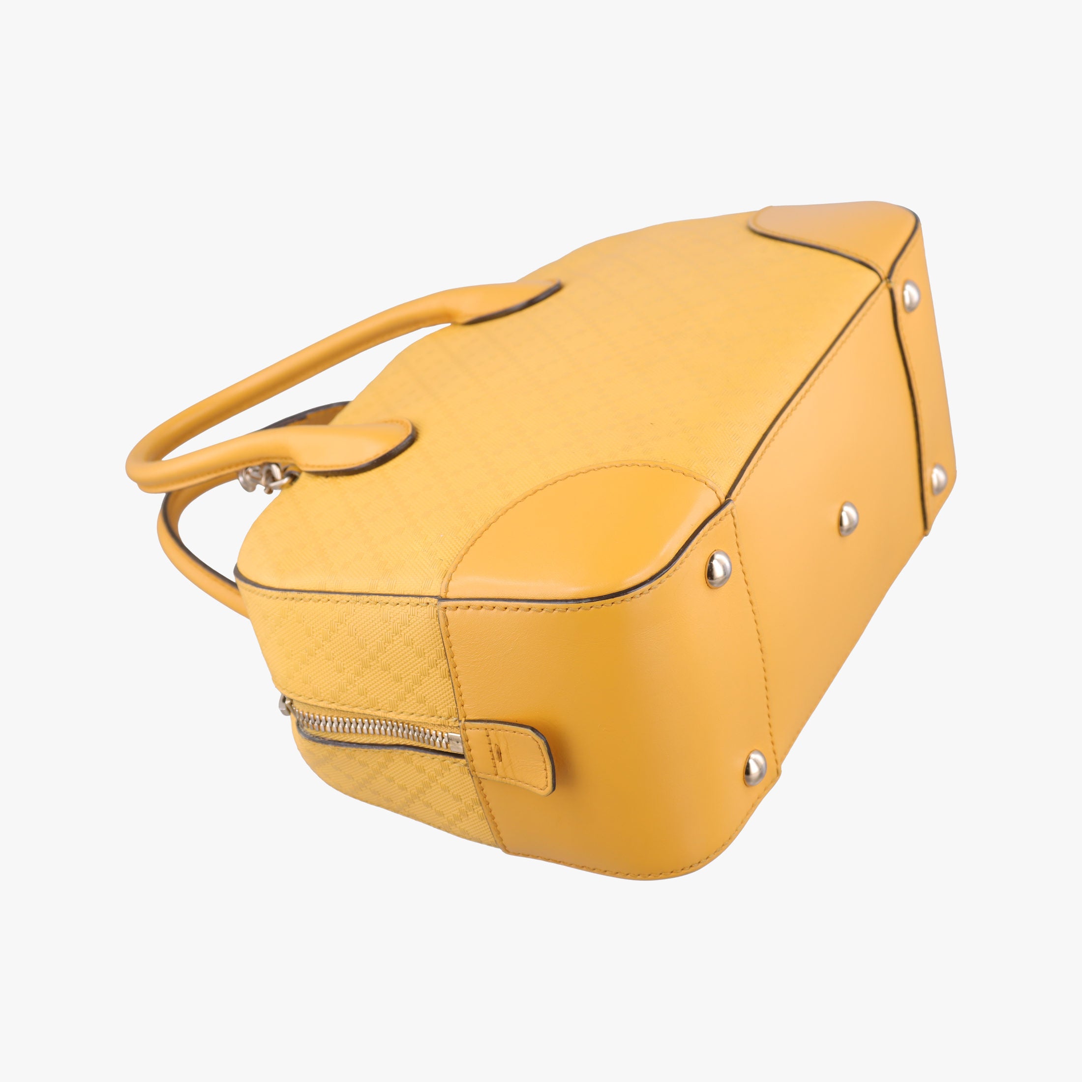 Pre-owned Gucci Bright Diamante Yellow Leather 354224 shoulderbag | stylenewstar