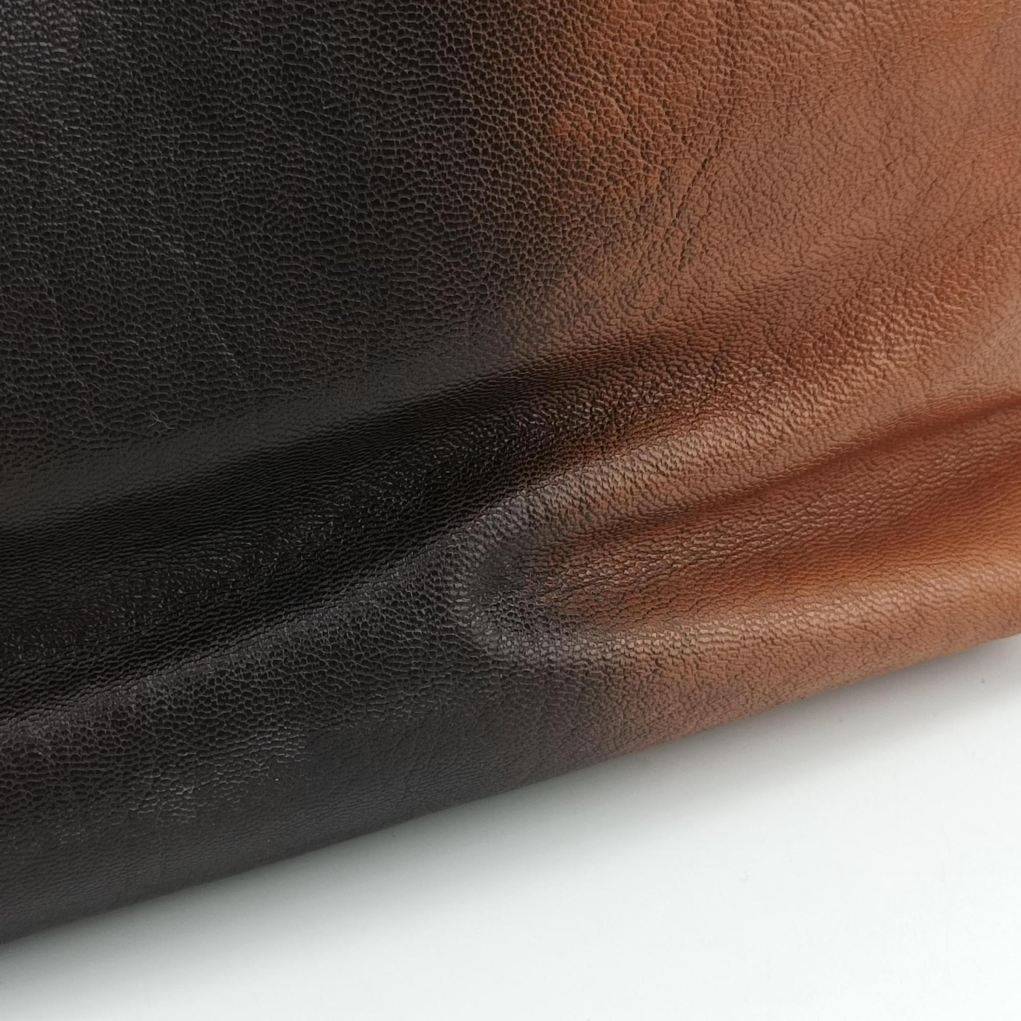 Pre-owned Christian Louboutin Sybil  Brown ×Black Goatskin  handbag | stylenewstar