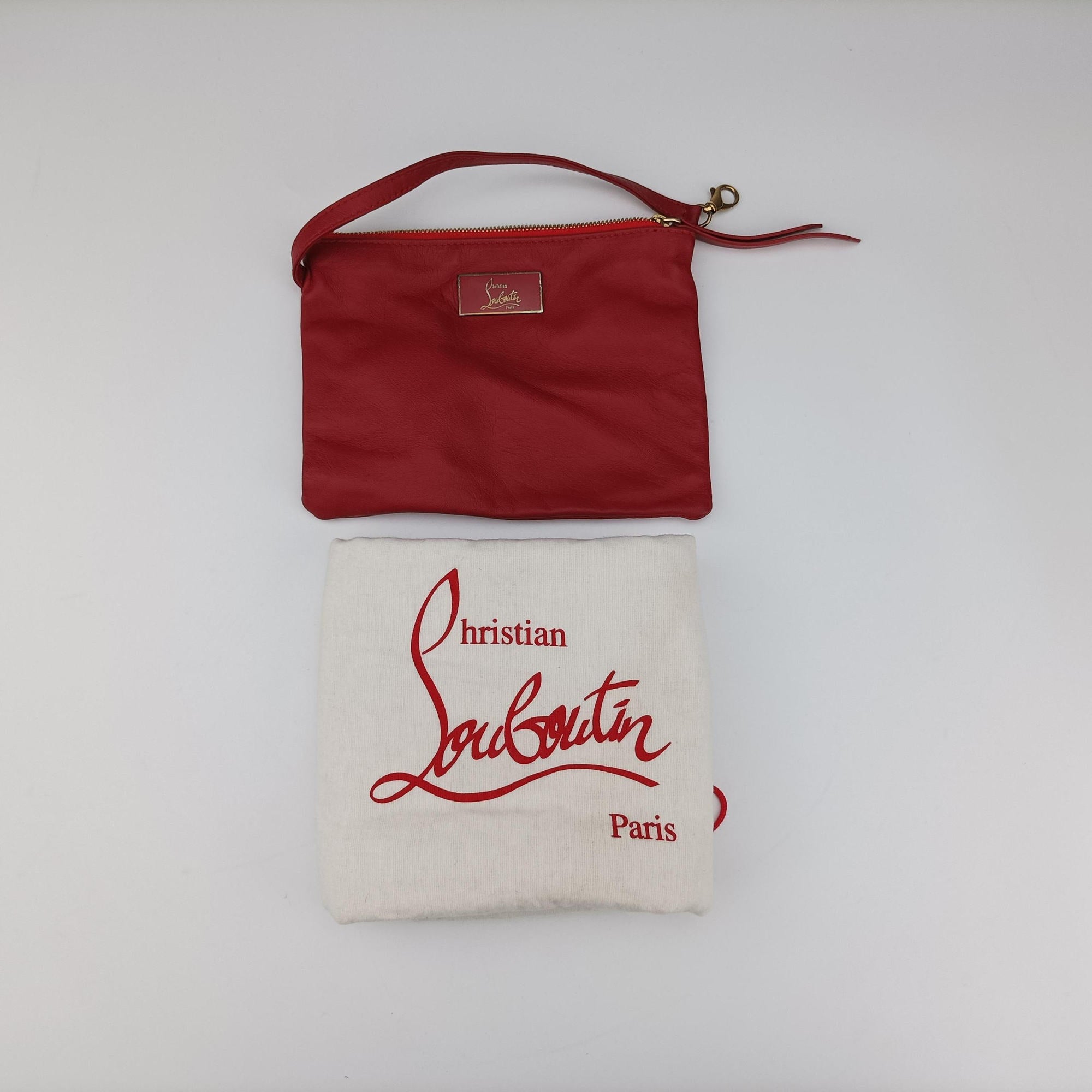 Pre-owned Christian Louboutin Sybil  Brown ×Black Goatskin  handbag | stylenewstar