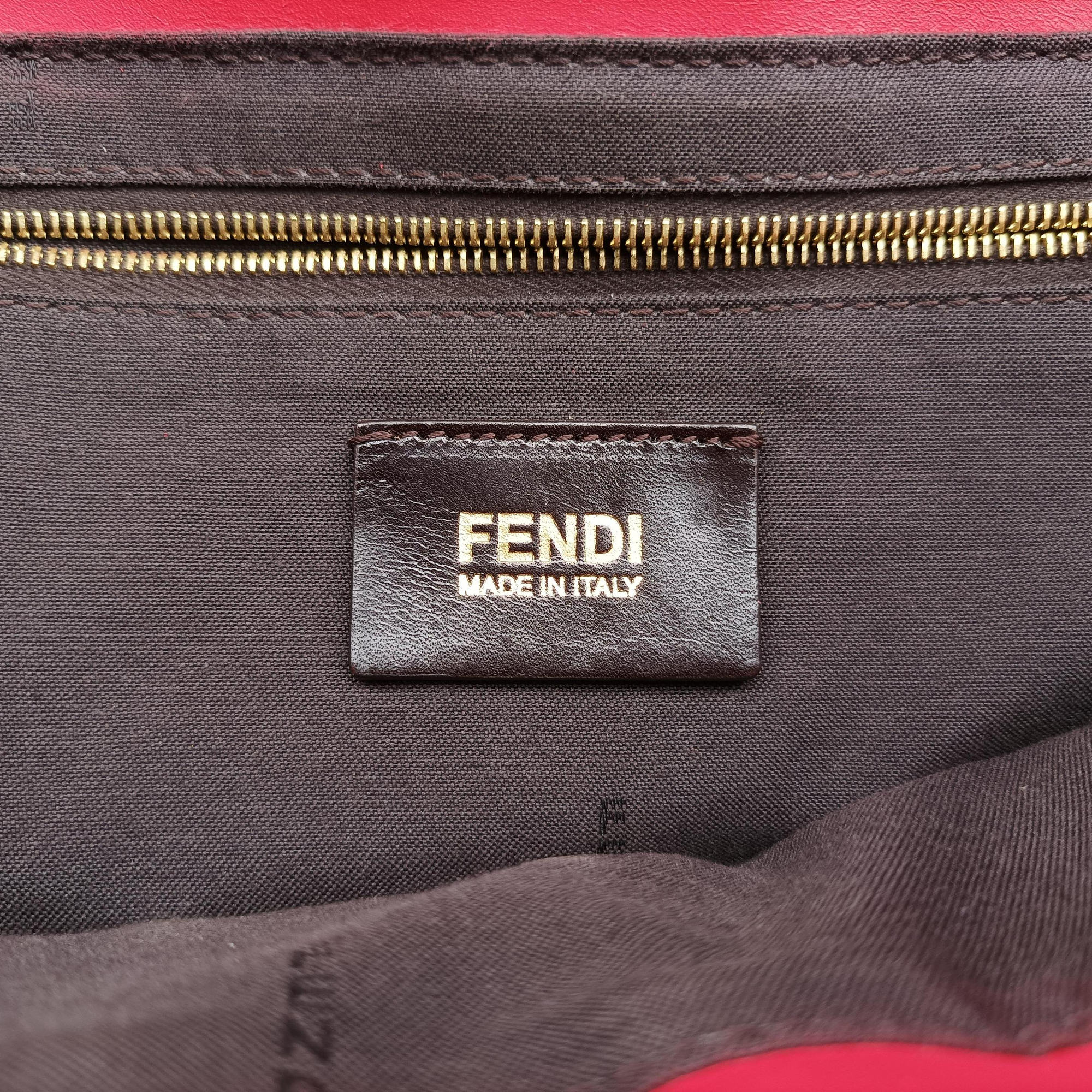 Secondhand Fendi Maxi Baguette Flap Red Leather 8BT143 shoulderbag | stylenewstar