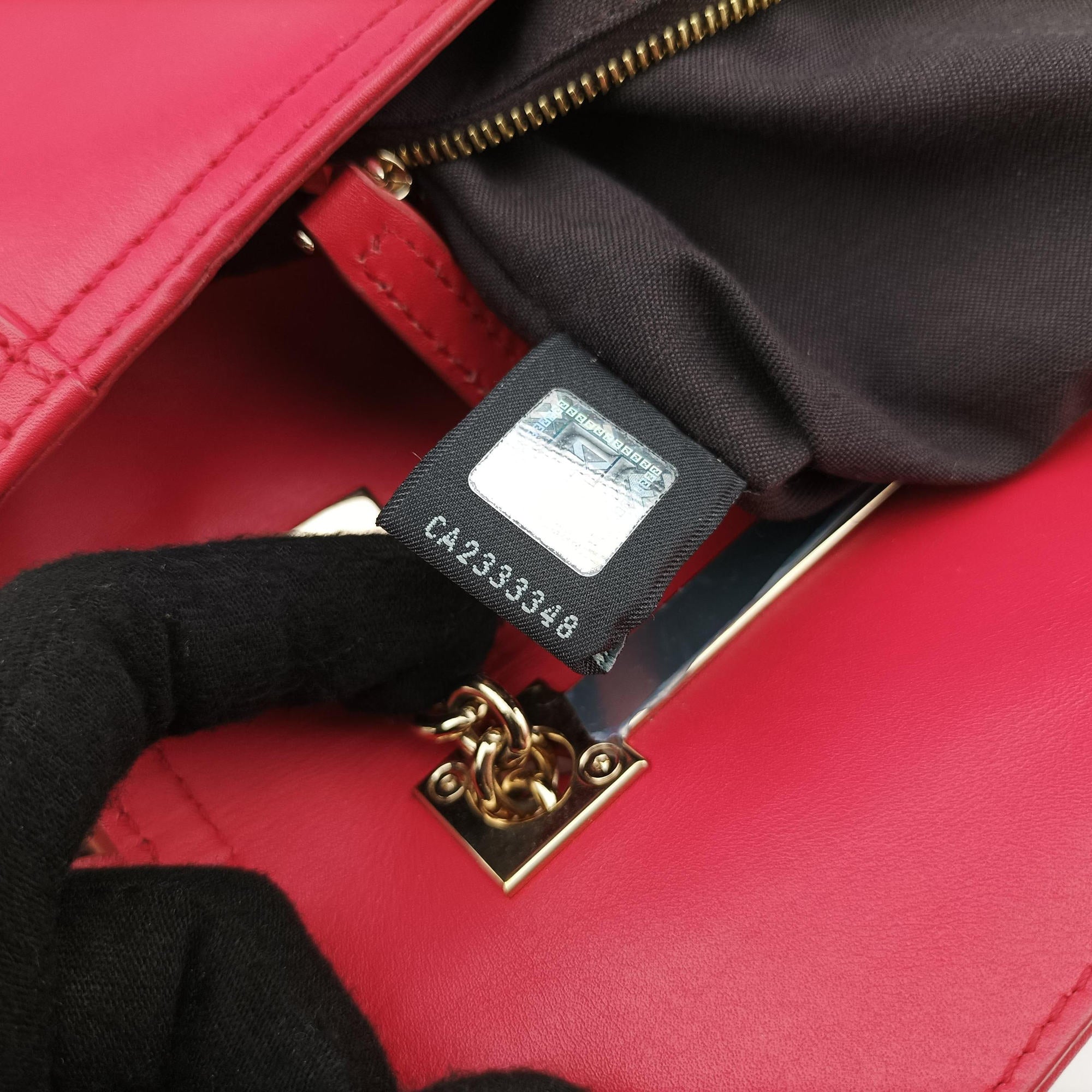 Secondhand Fendi Maxi Baguette Flap Red Leather 8BT143 shoulderbag | stylenewstar