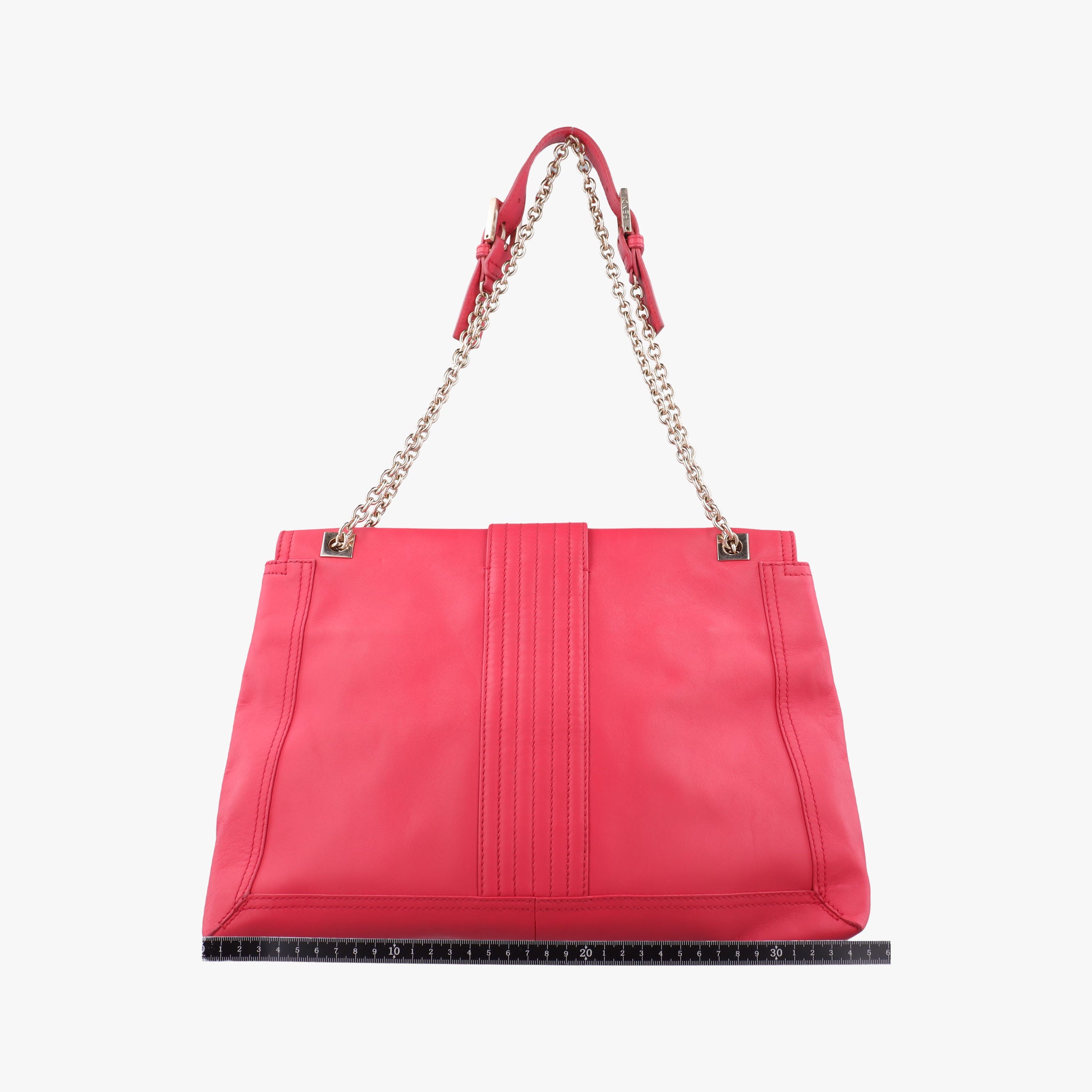 Secondhand Fendi Maxi Baguette Flap Red Leather 8BT143 shoulderbag | stylenewstar