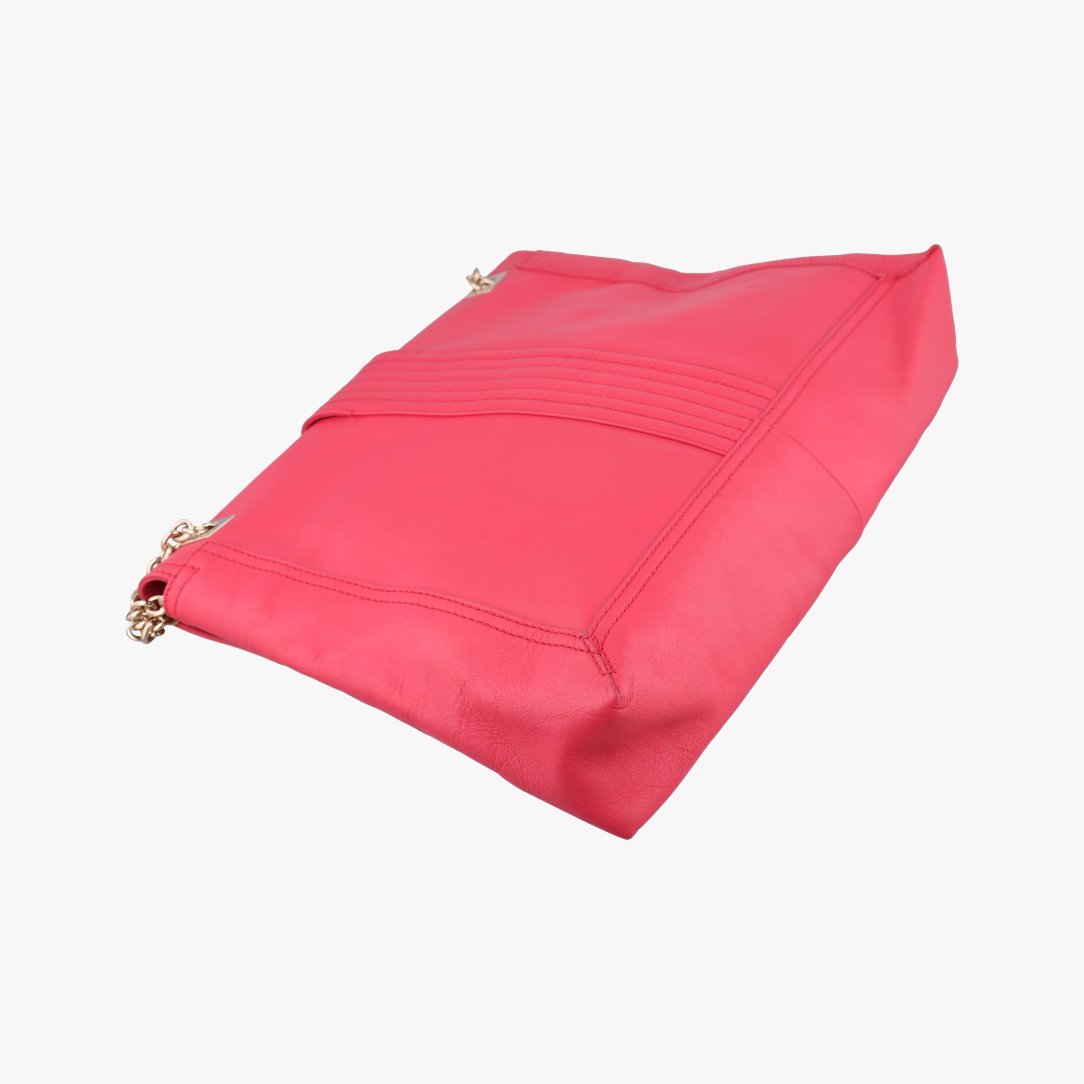 Secondhand Fendi Maxi Baguette Flap Red Leather 8BT143 shoulderbag | stylenewstar