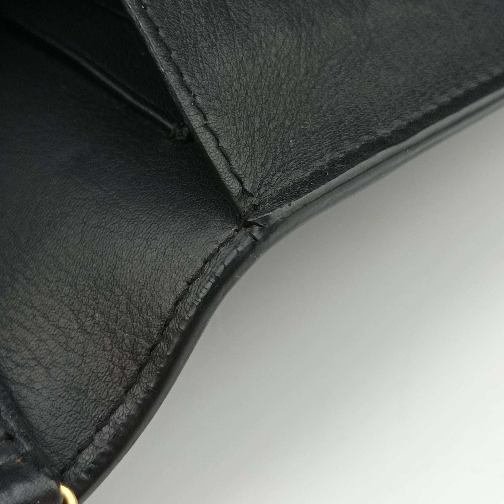 Vintage Yves Saint Laurent Y Ligne Black Leather 348117 shoulderbag | stylenewstar
