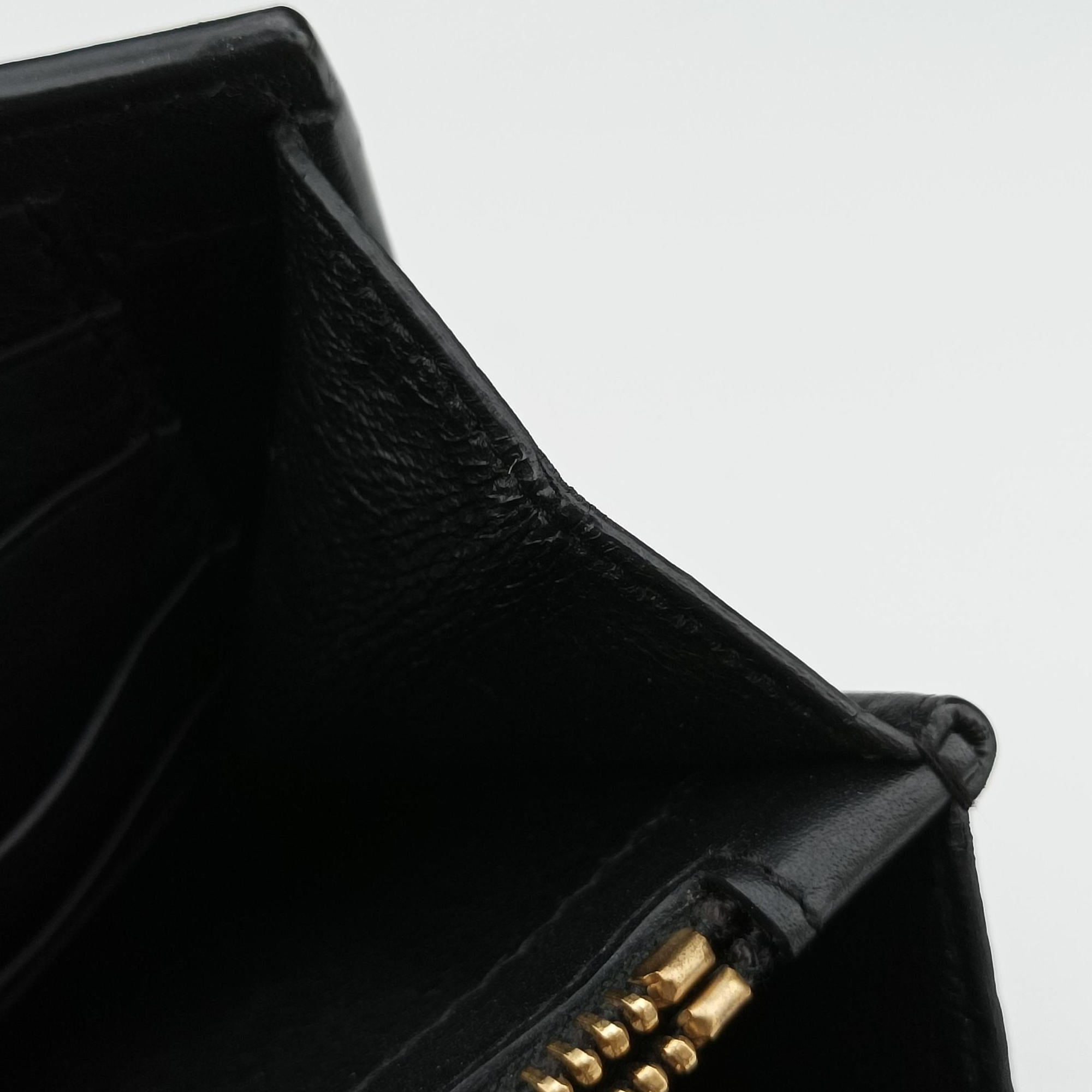Vintage Yves Saint Laurent Y Ligne Black Leather 348117 shoulderbag | stylenewstar