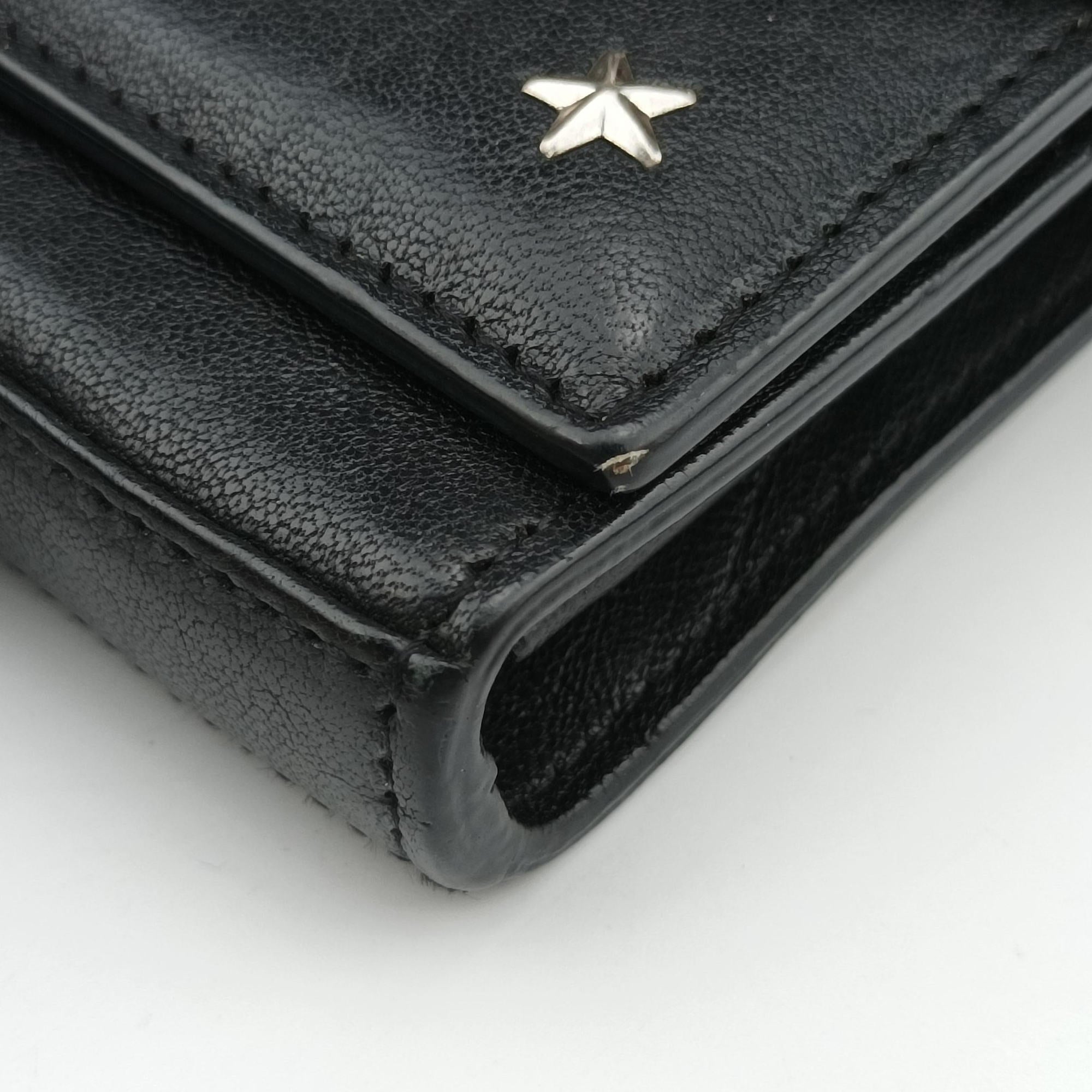 Vintage Yves Saint Laurent KATE Star Black Leather 382728 shoulderbag | stylenewstar