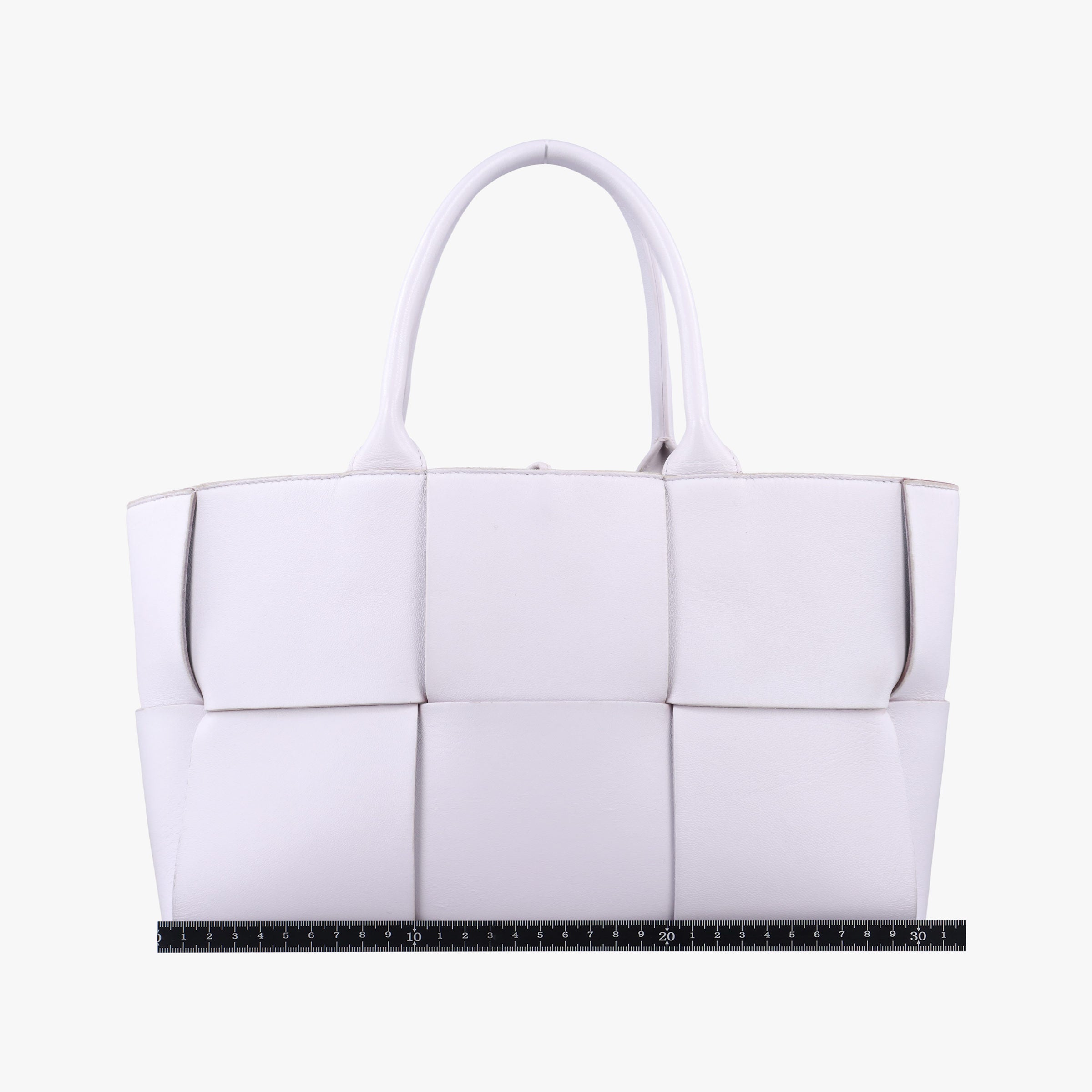 Pre-owned Bottega Veneta THE ARCO Tote Medium Muscat×Grape lambskin  handbag | stylenewstar