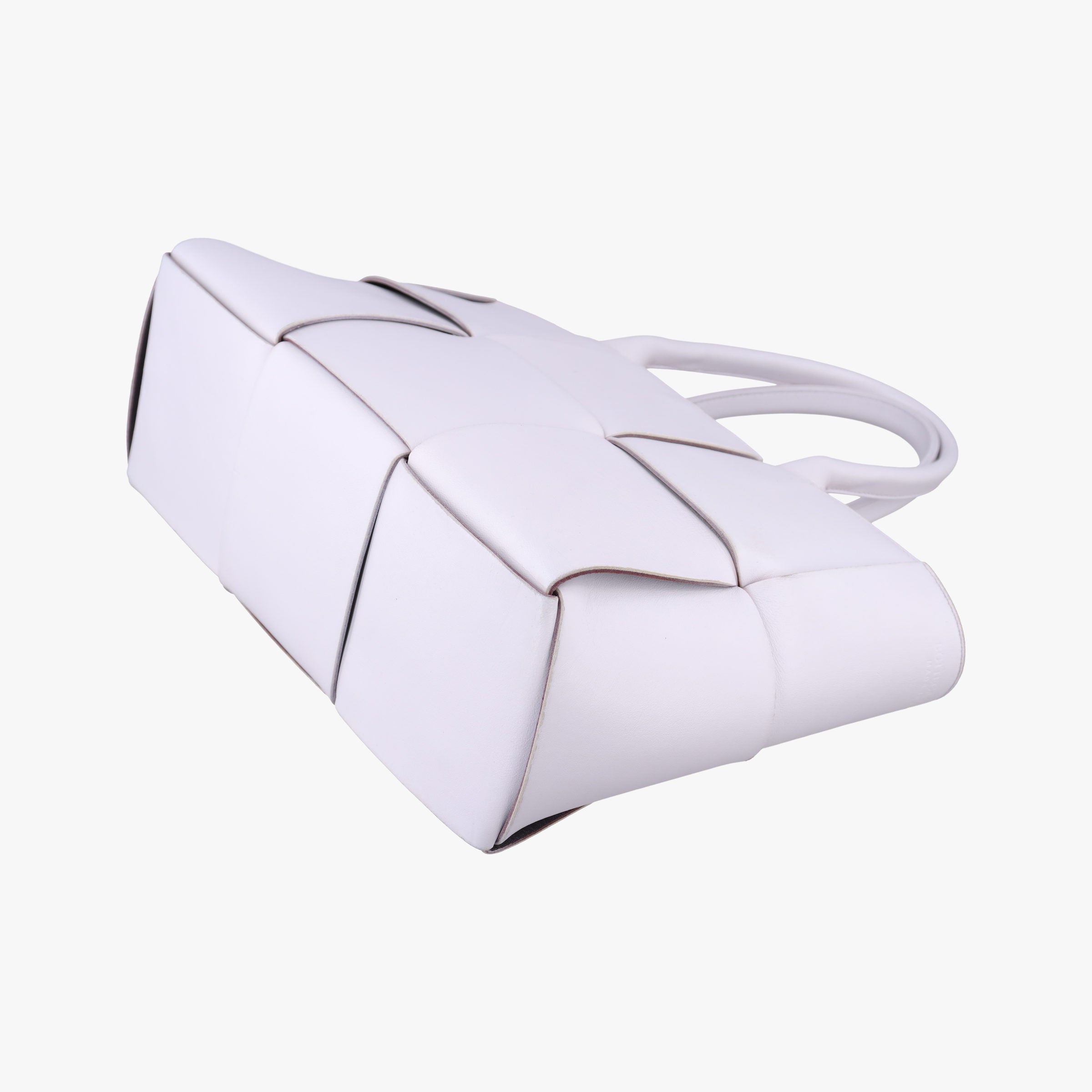 Pre-owned Bottega Veneta THE ARCO Tote Medium Muscat×Grape lambskin  handbag | stylenewstar