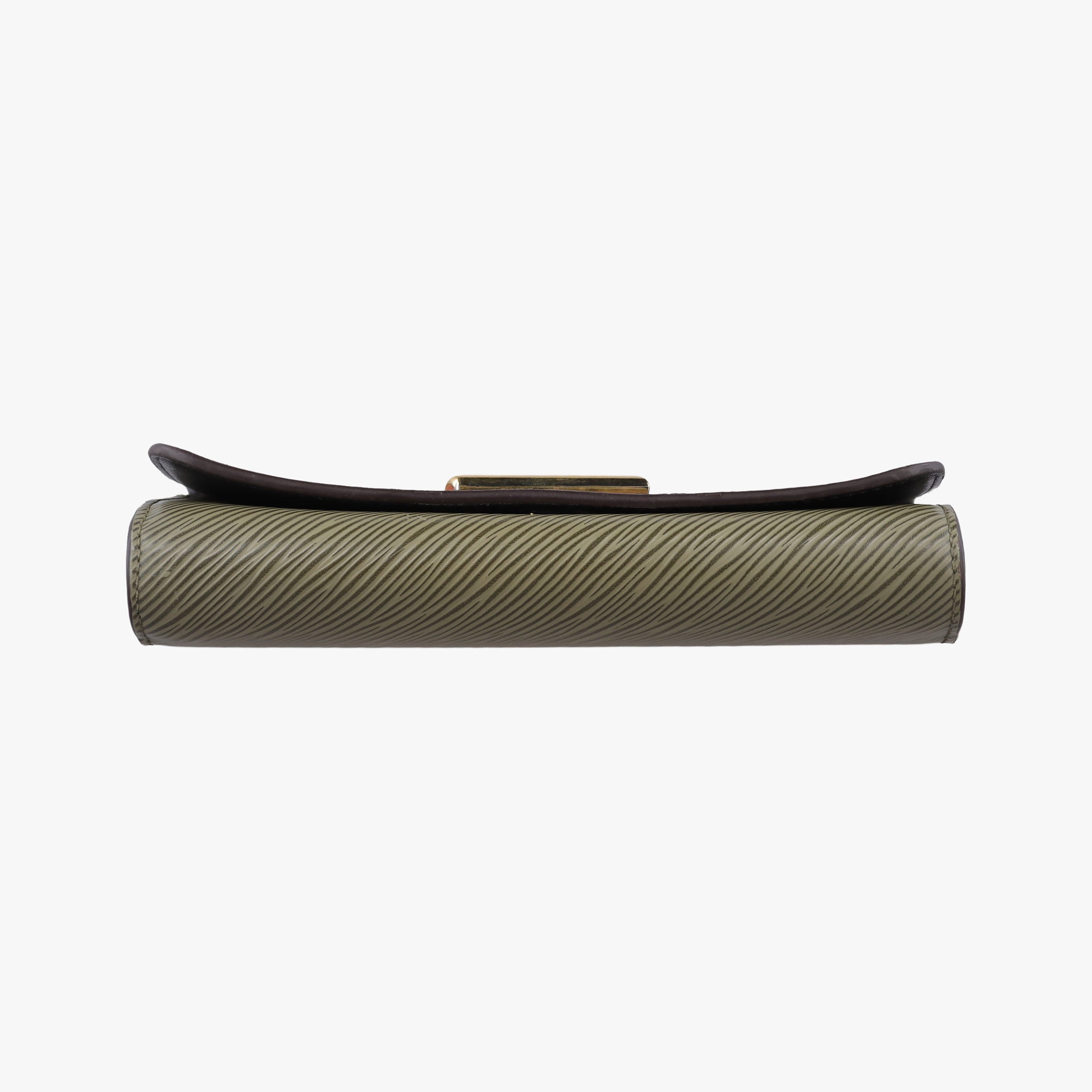 Pre-owned Louis Vuitton Portefeuille Twist kabuki brown×multicolor Monogram Canvas×Epi M67270 shoulderbag | stylenewstar