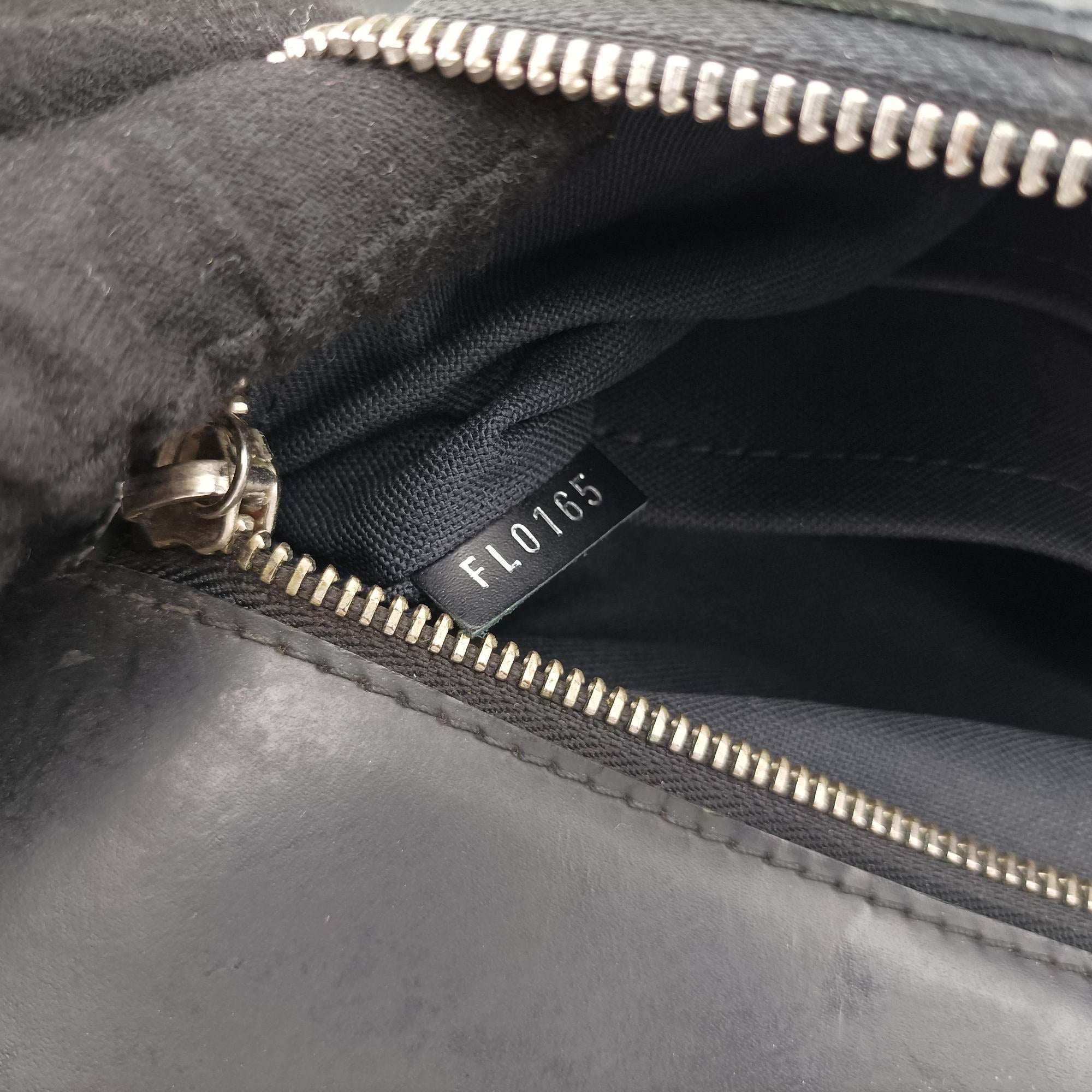 Pre-owned Louis Vuitton Overnight Black×Navy Damier Graphite N41004 handbag | stylenewstar