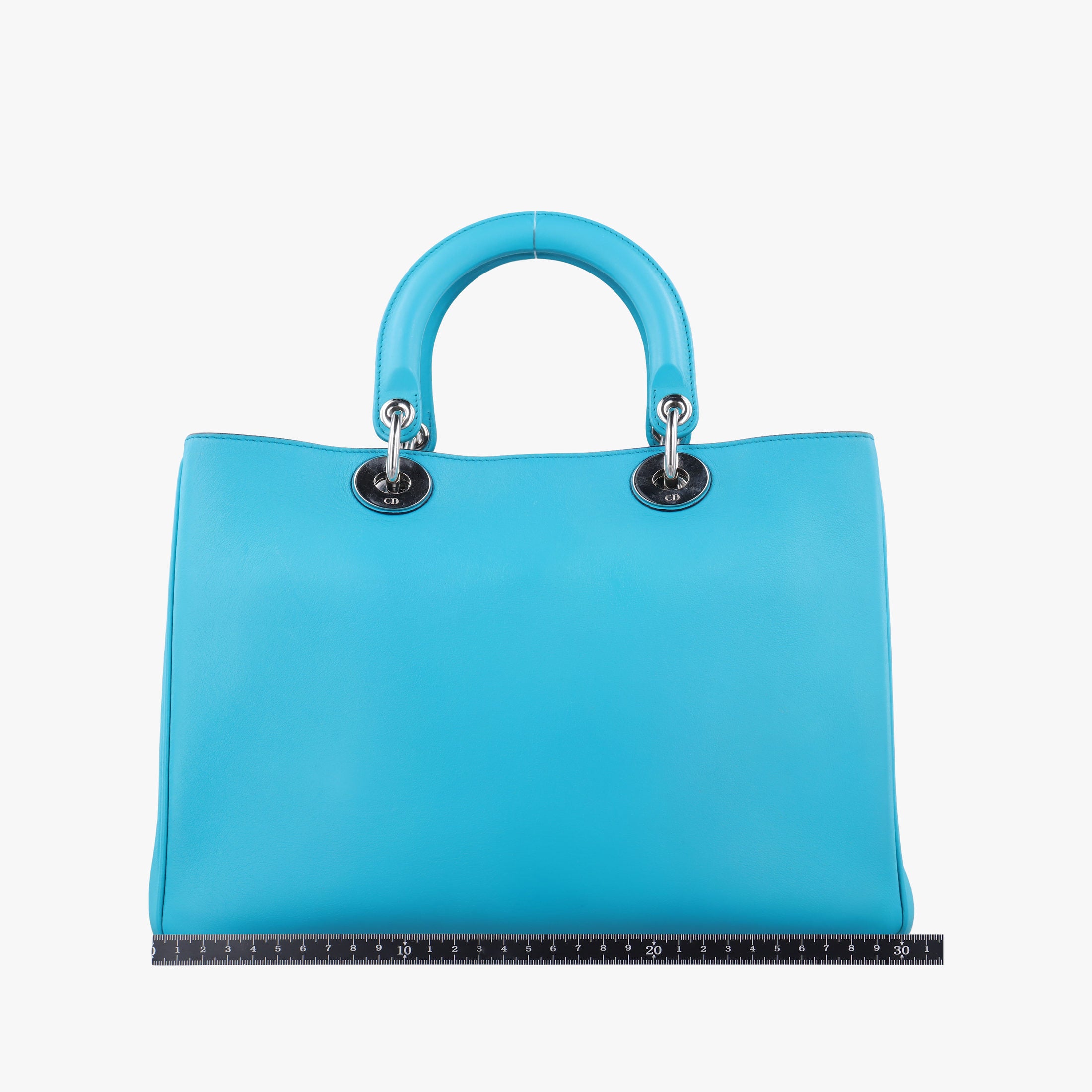 Vintage Christian Dior Diorissimo Blue Leather  shoulderbag | stylenewstar
