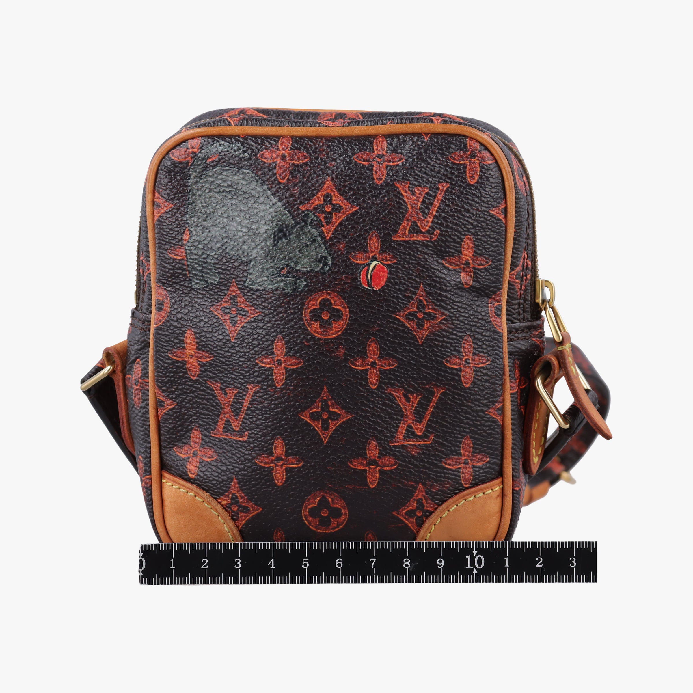 Pre-owned Louis Vuitton Catgram Panam Set brown×Multicolour Monogram canvas M44399 shoulderbag | stylenewstar