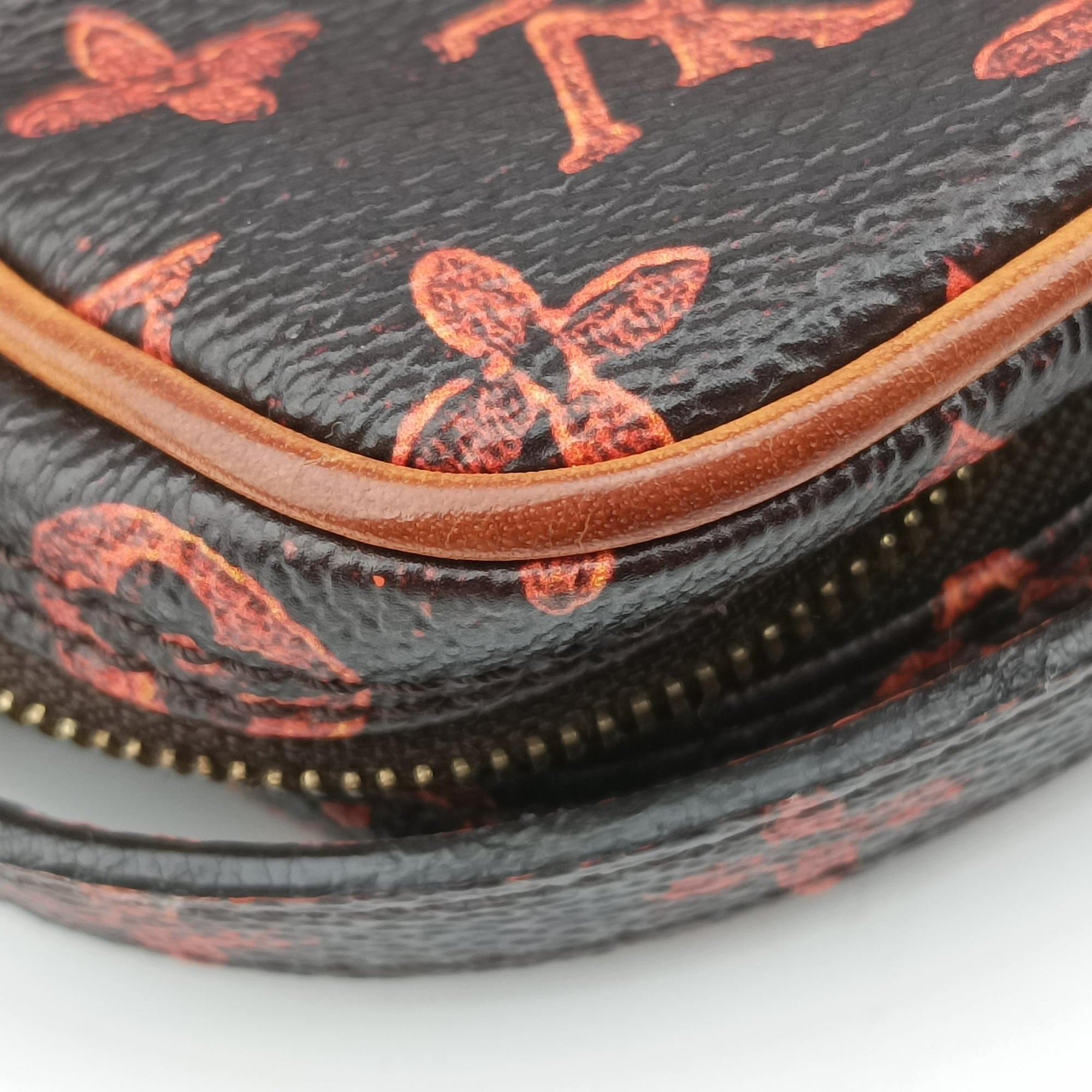 Pre-owned Louis Vuitton Catgram Panam Set brown×Multicolour Monogram canvas M44399 shoulderbag | stylenewstar