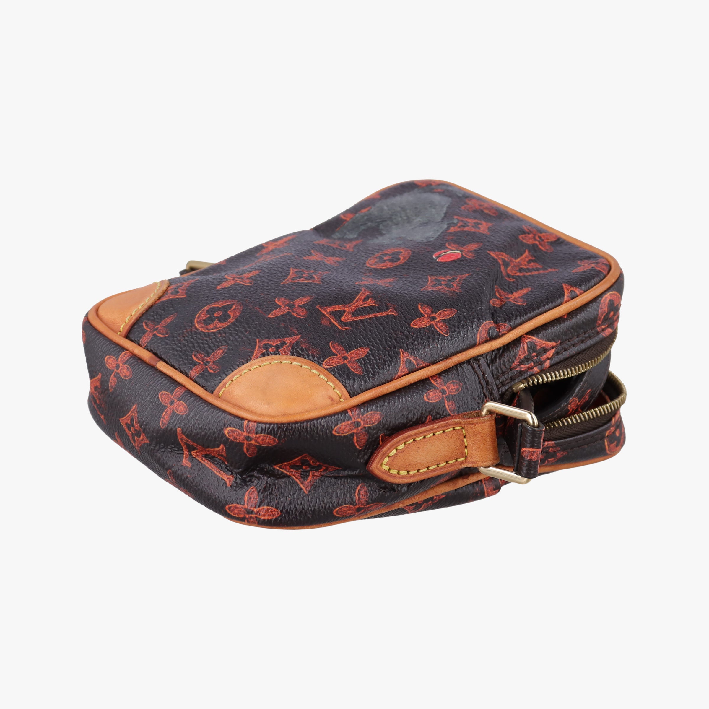 Pre-owned Louis Vuitton Catgram Panam Set brown×Multicolour Monogram canvas M44399 shoulderbag | stylenewstar