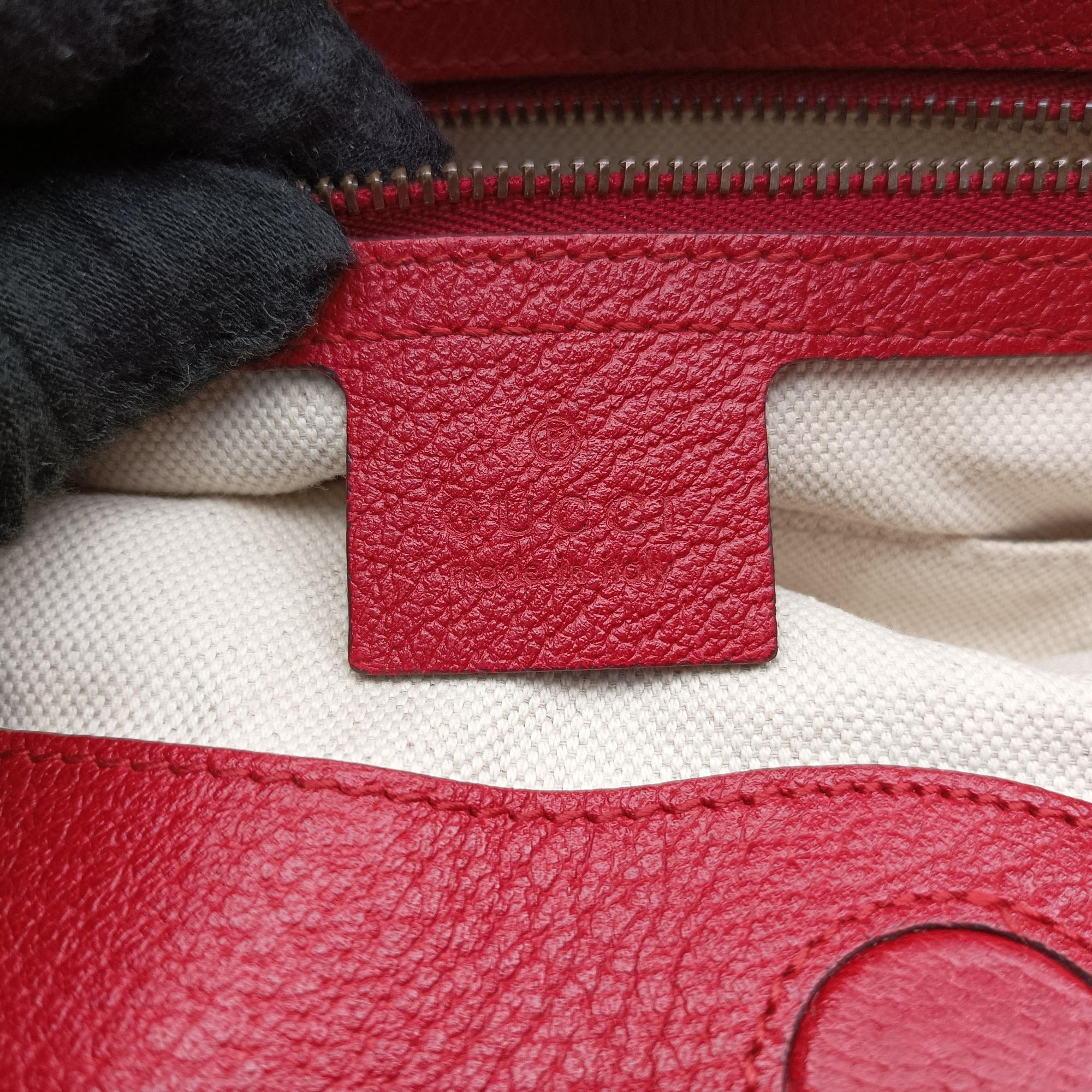 Pre-owned Gucci GG Supreme Bosco PATCHED beige×multi PVC coated canvas × suede 473887 shoulderbag | stylenewstar