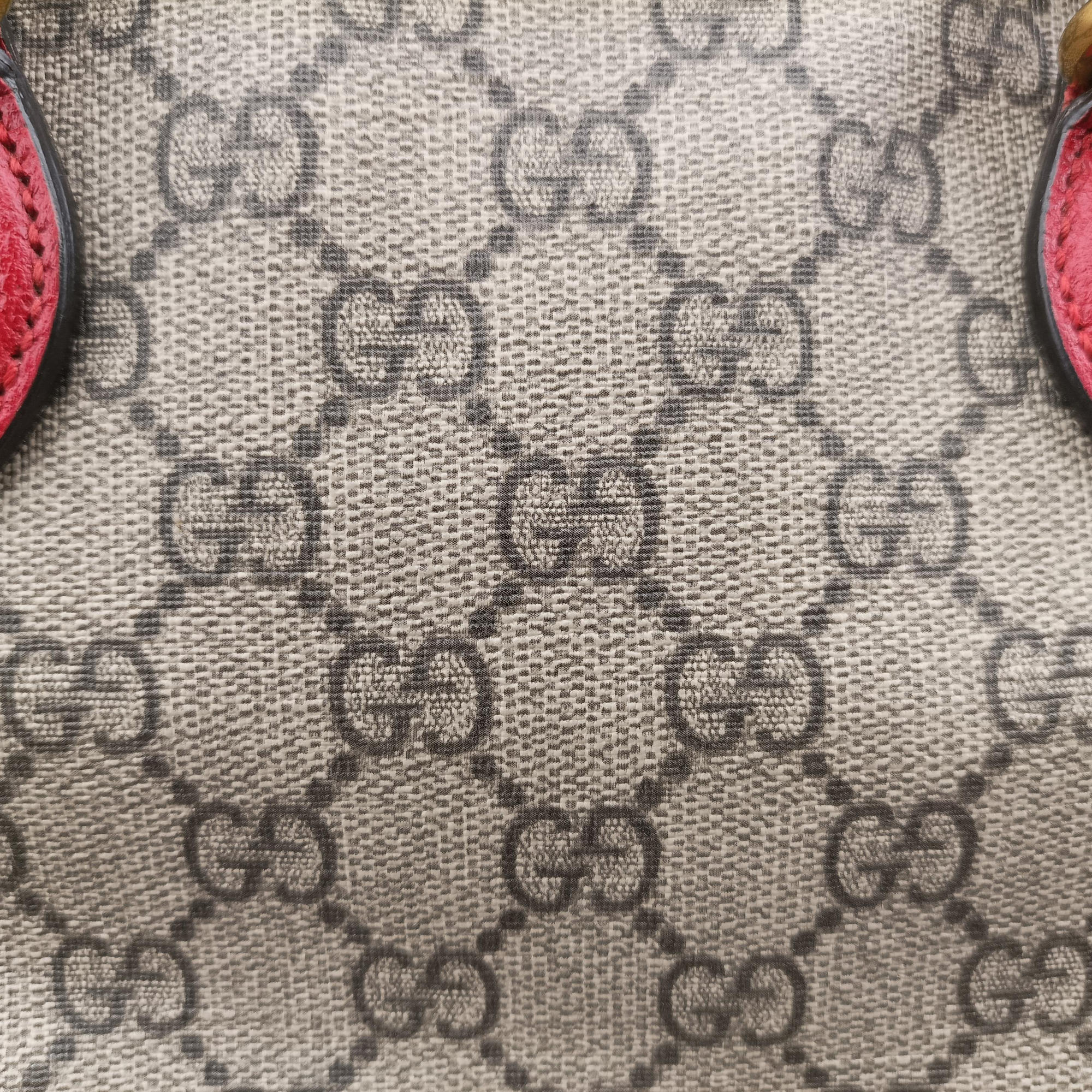 Pre-owned Gucci GG Supreme Bosco PATCHED beige×multi PVC coated canvas × suede 473887 shoulderbag | stylenewstar