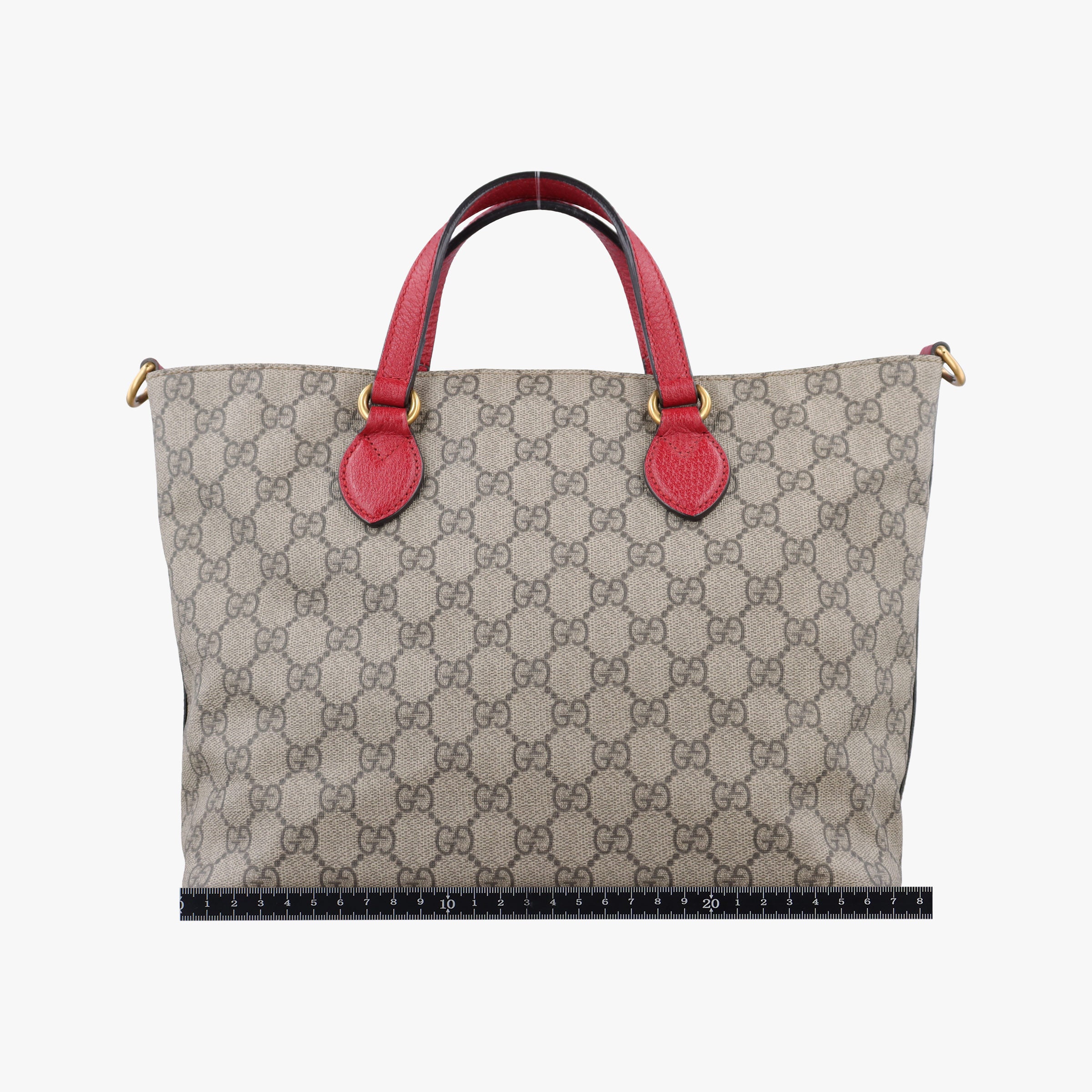 Pre-owned Gucci GG Supreme Bosco PATCHED beige×multi PVC coated canvas × suede 473887 shoulderbag | stylenewstar