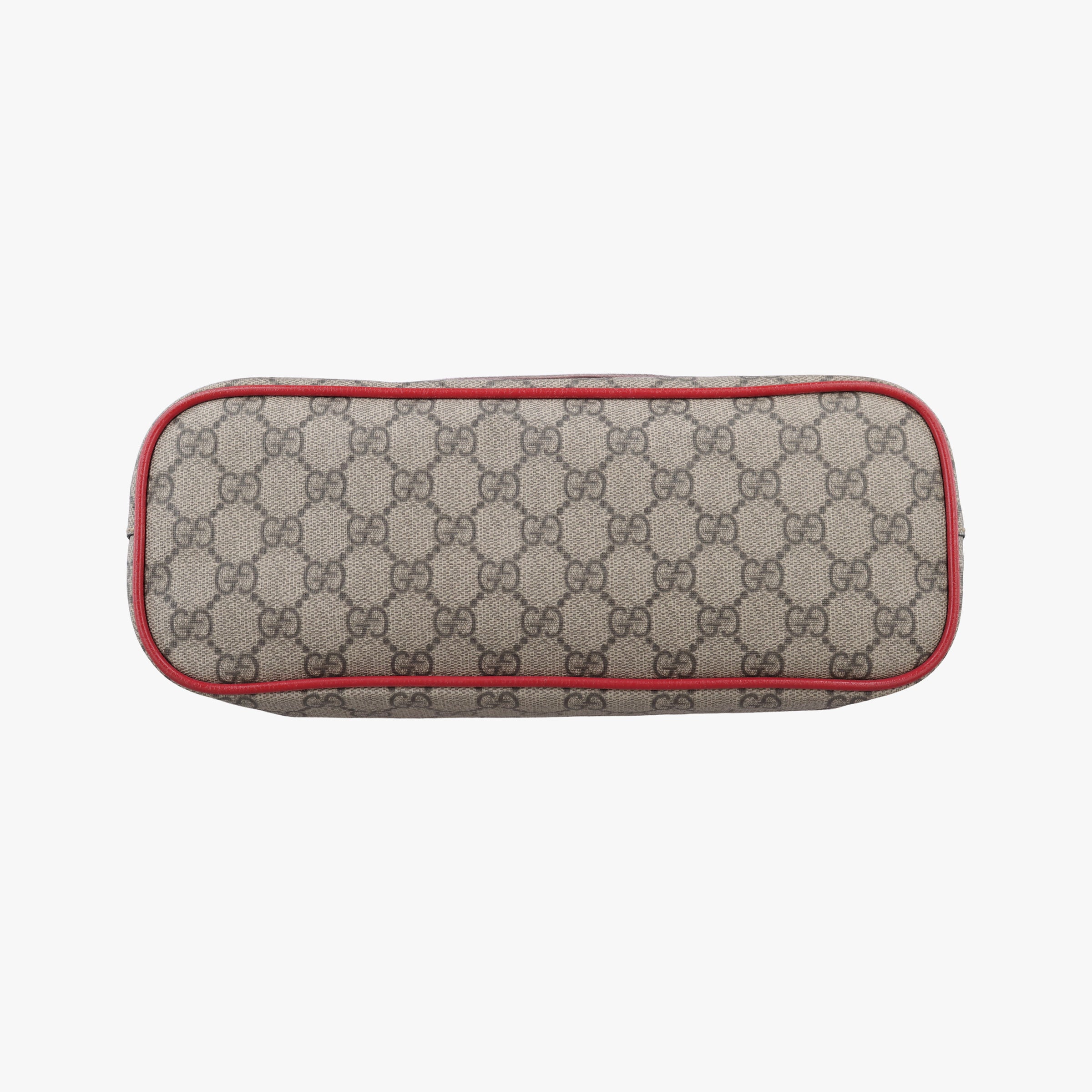Pre-owned Gucci GG Supreme Bosco PATCHED beige×multi PVC coated canvas × suede 473887 shoulderbag | stylenewstar