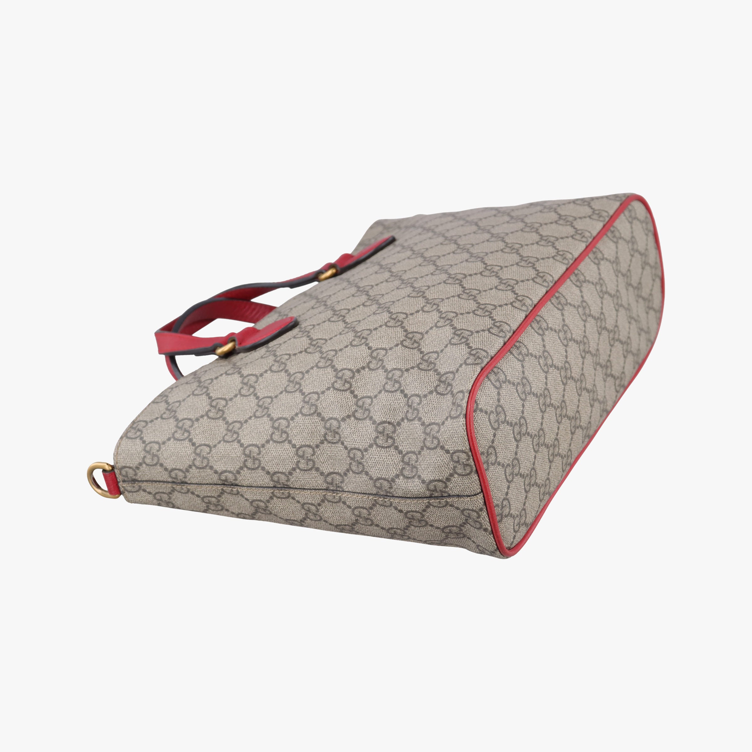 Pre-owned Gucci GG Supreme Bosco PATCHED beige×multi PVC coated canvas × suede 473887 shoulderbag | stylenewstar
