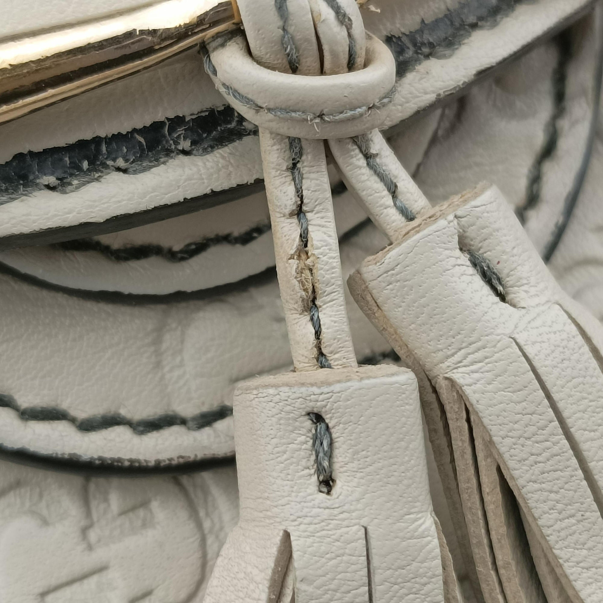 Pre-owned Gucci Emily White Leather 295402 shoulderbag | stylenewstar