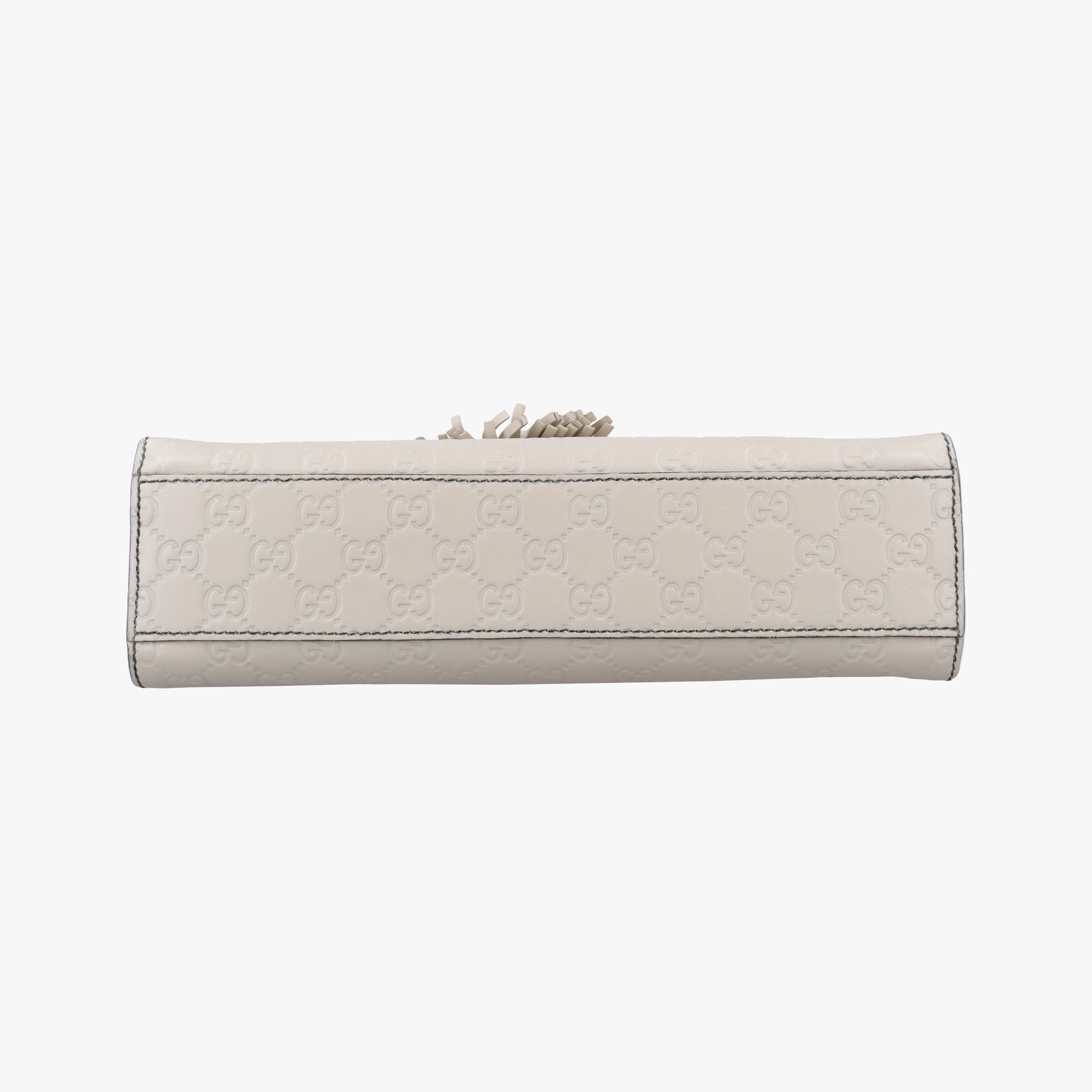 Pre-owned Gucci Emily White Leather 295402 shoulderbag | stylenewstar