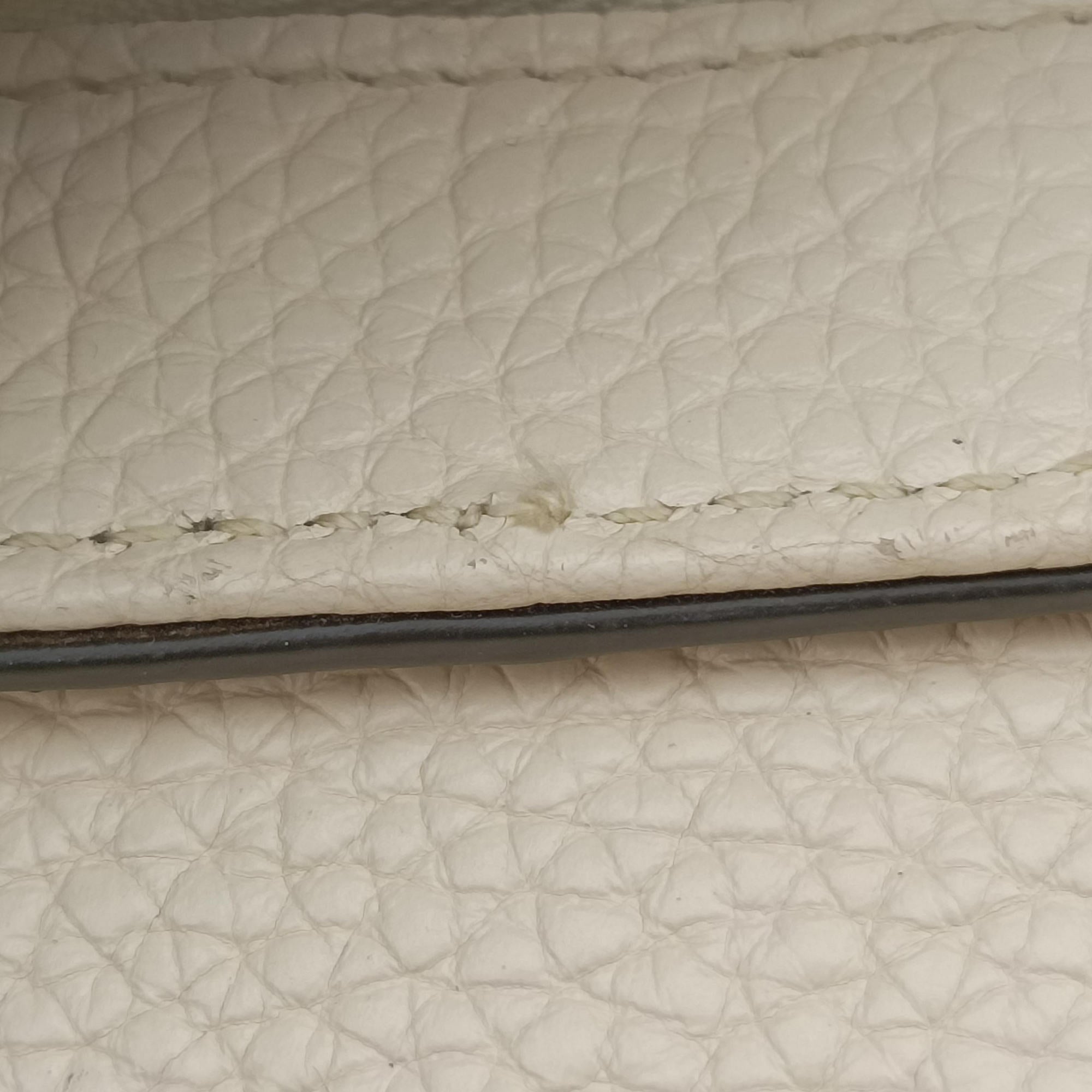Pre-owned Gucci Soho White Leather 536224 shoulderbag | stylenewstar