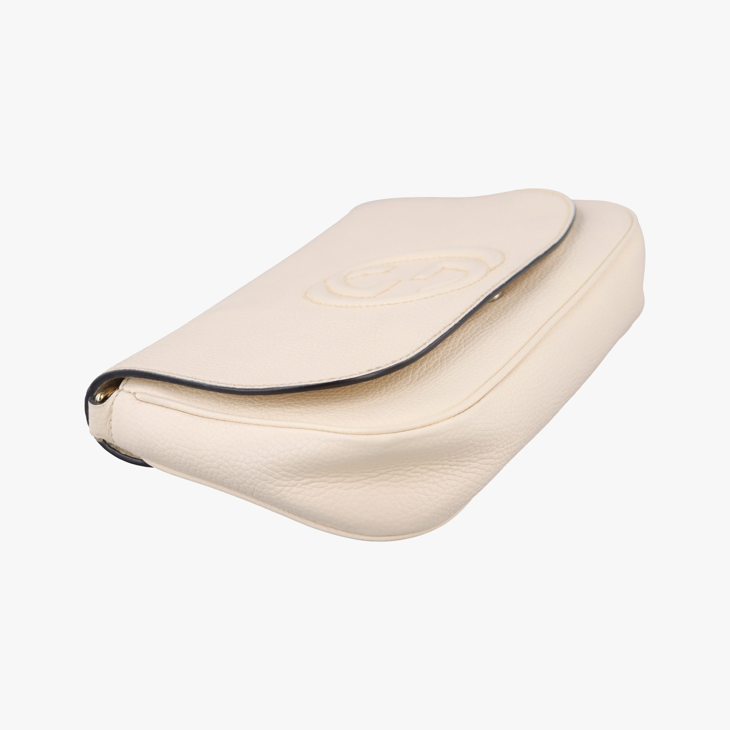 Pre-owned Gucci Soho White Leather 536224 shoulderbag | stylenewstar