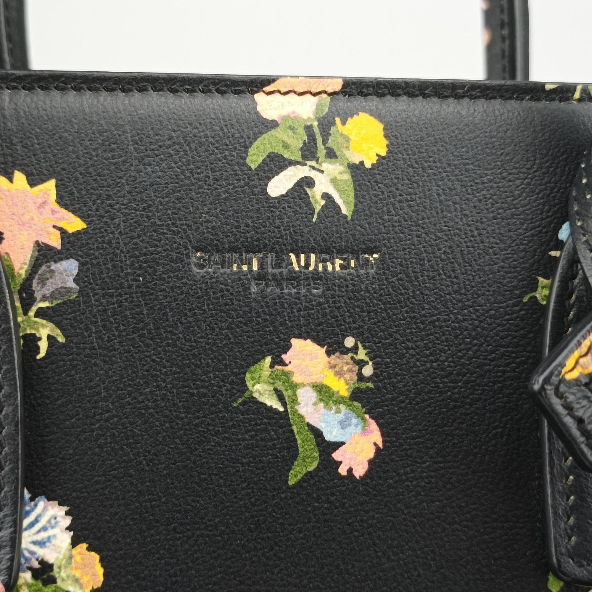 Pre-owned Yves Saint Laurent SAC DE JOUR Black×Multicolour Leather 398710 shoulderbag | stylenewstar