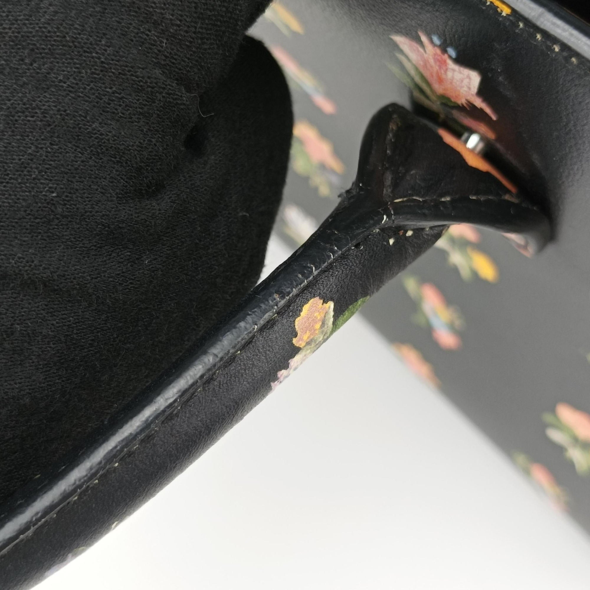 Pre-owned Yves Saint Laurent SAC DE JOUR Black×Multicolour Leather 398710 shoulderbag | stylenewstar