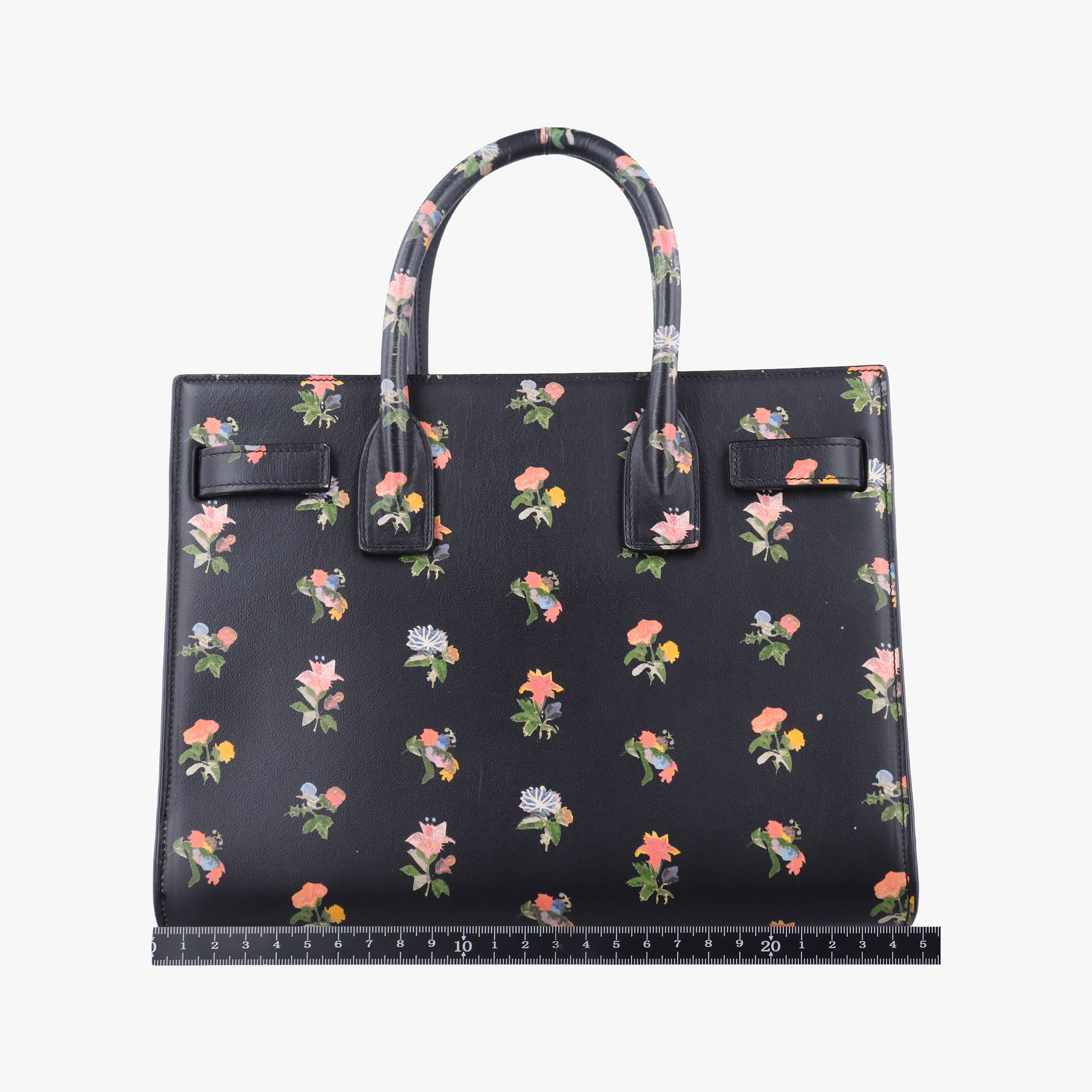 Pre-owned Yves Saint Laurent SAC DE JOUR Black×Multicolour Leather 398710 shoulderbag | stylenewstar