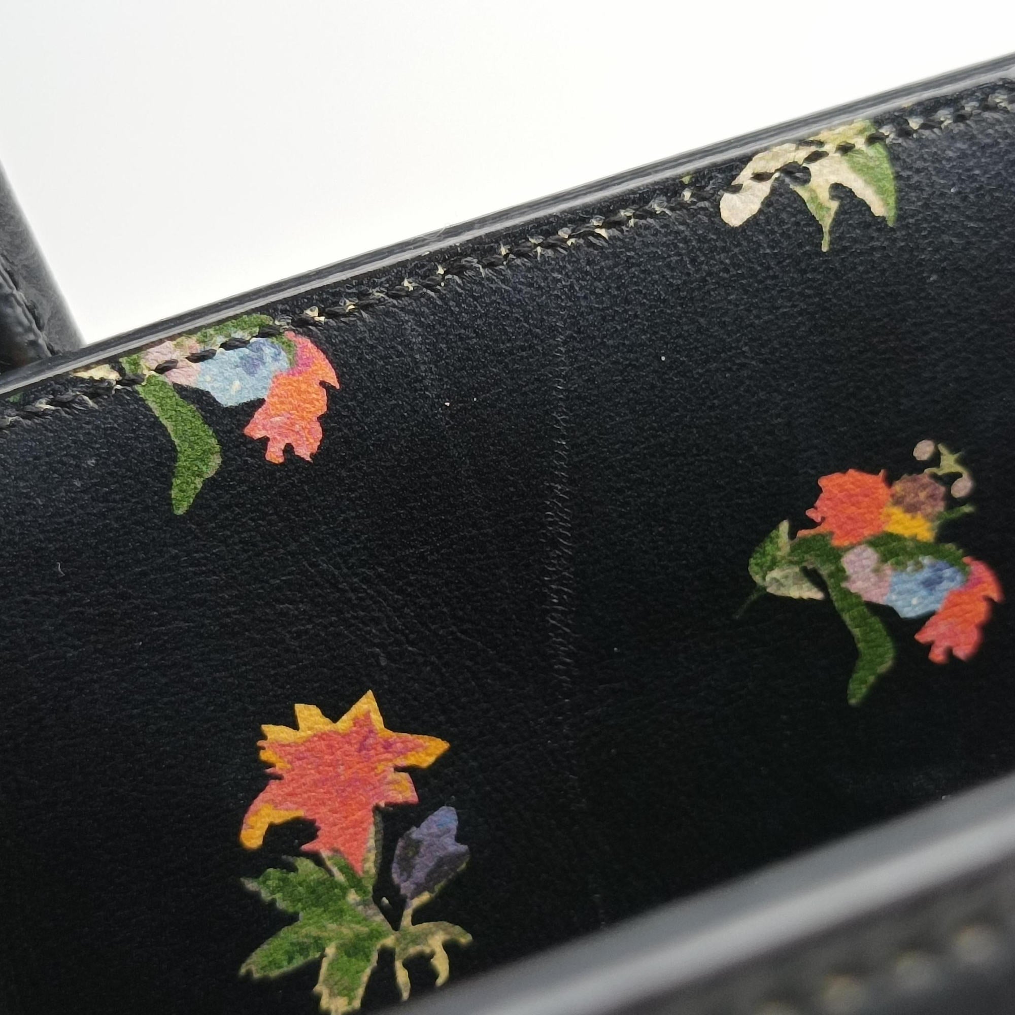 Pre-owned Yves Saint Laurent SAC DE JOUR Black×Multicolour Leather 398710 shoulderbag | stylenewstar
