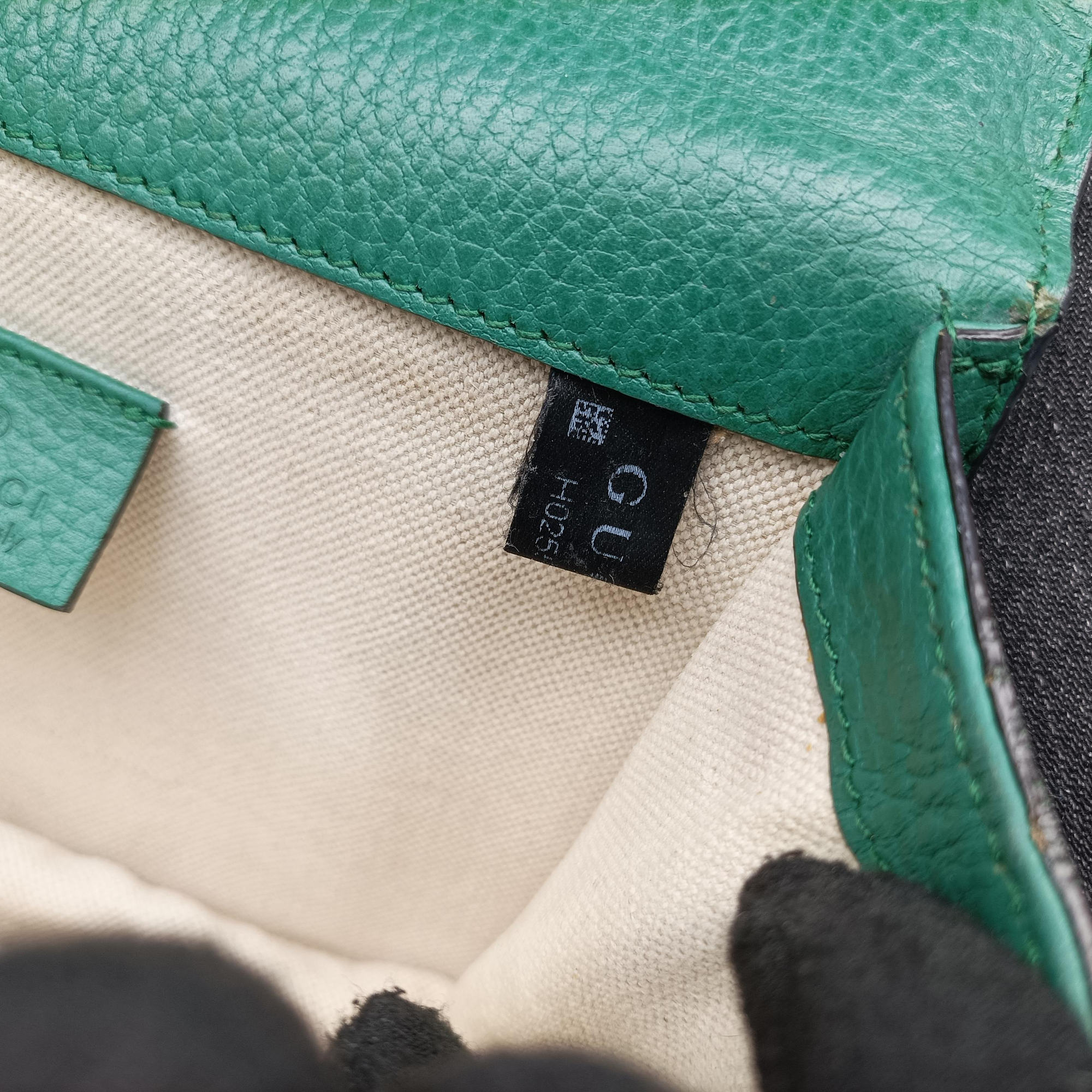 Pre-owned Gucci Dionysus Green Leather 421970 shoulderbag | stylenewstar