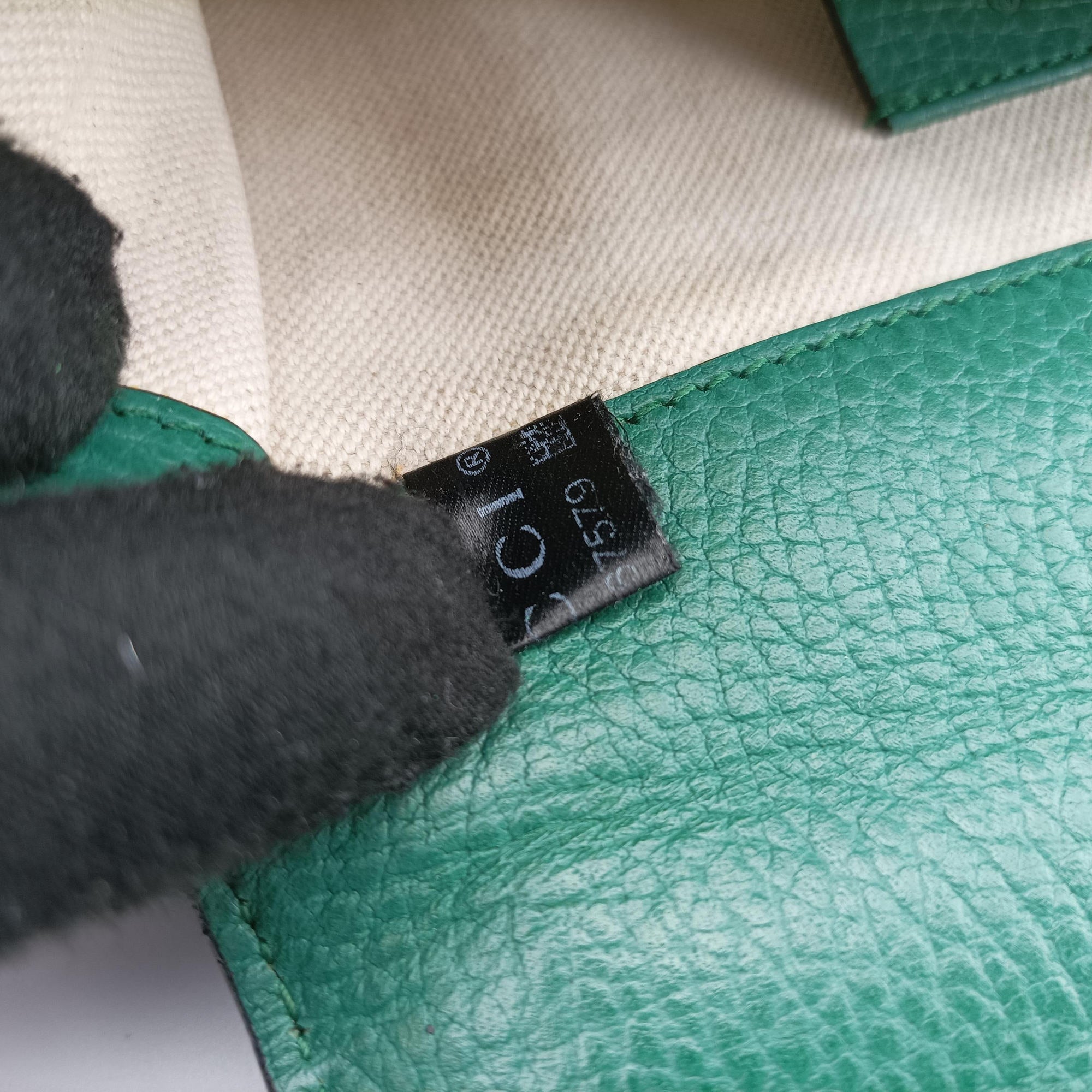 Pre-owned Gucci Dionysus Green Leather 421970 shoulderbag | stylenewstar